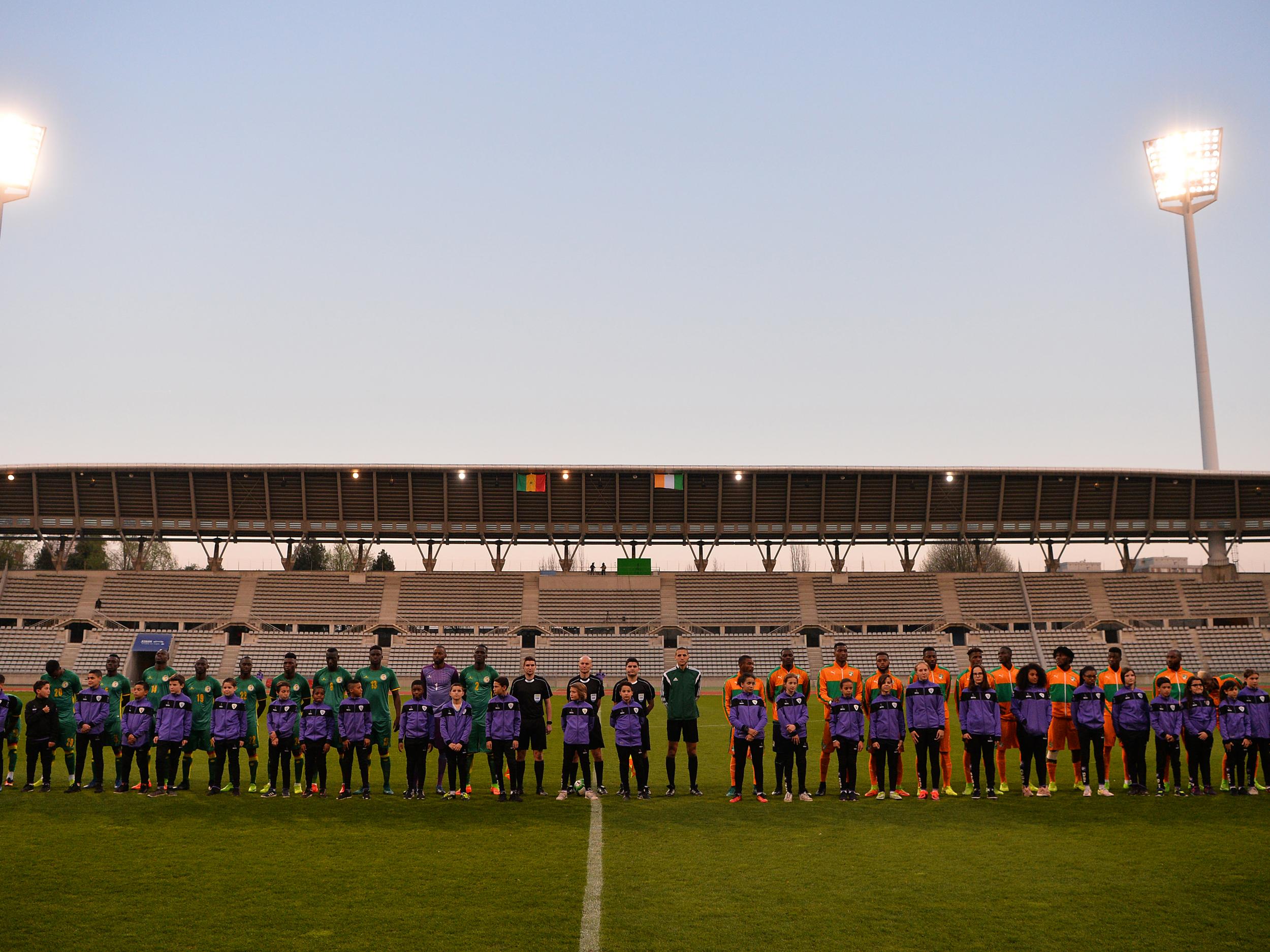 The match was played at the Charlety Stadium in Paris (Getty)