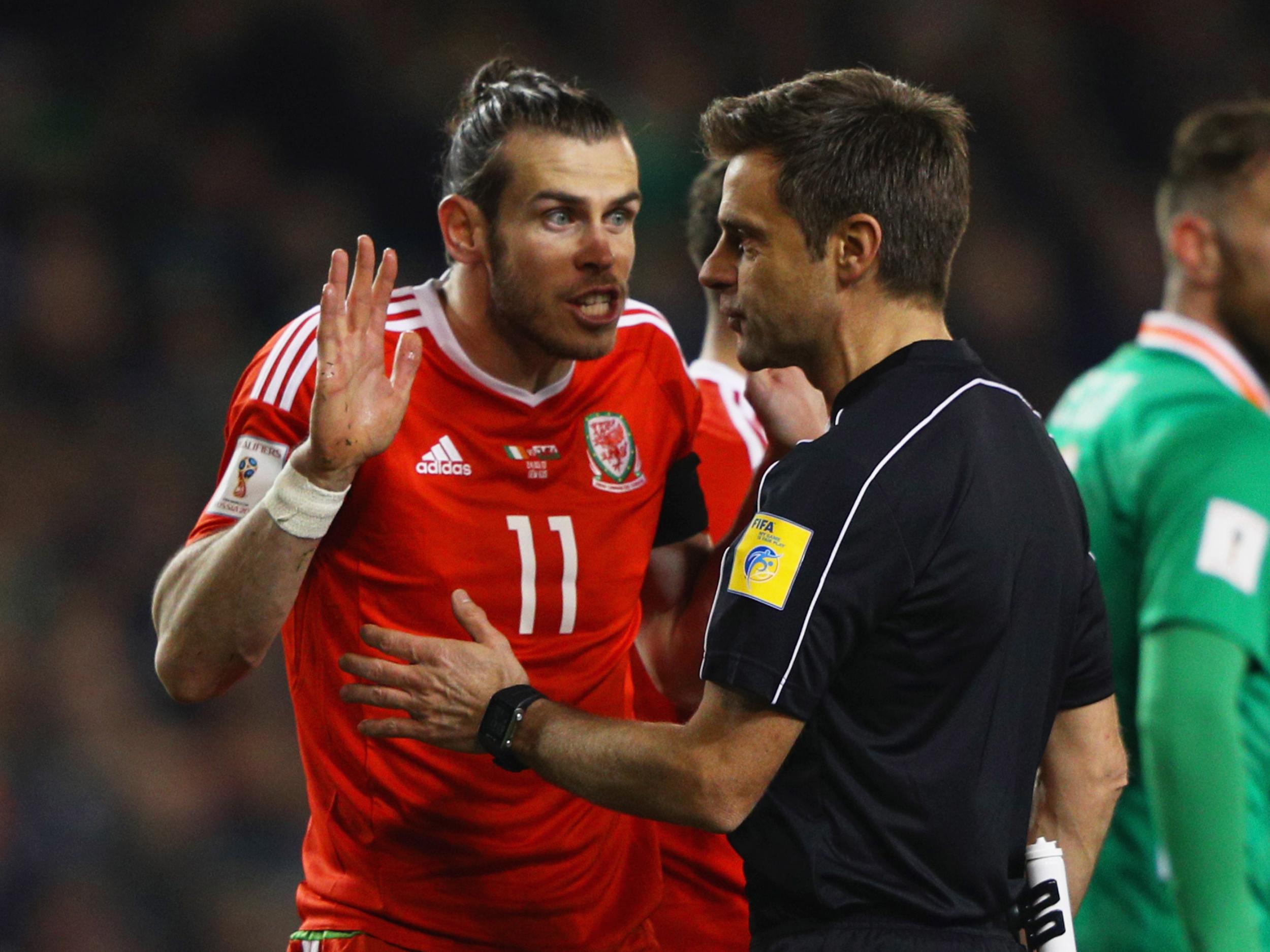 Bale insisted he was trying to slide the ball in rather than challenge John O'Shea