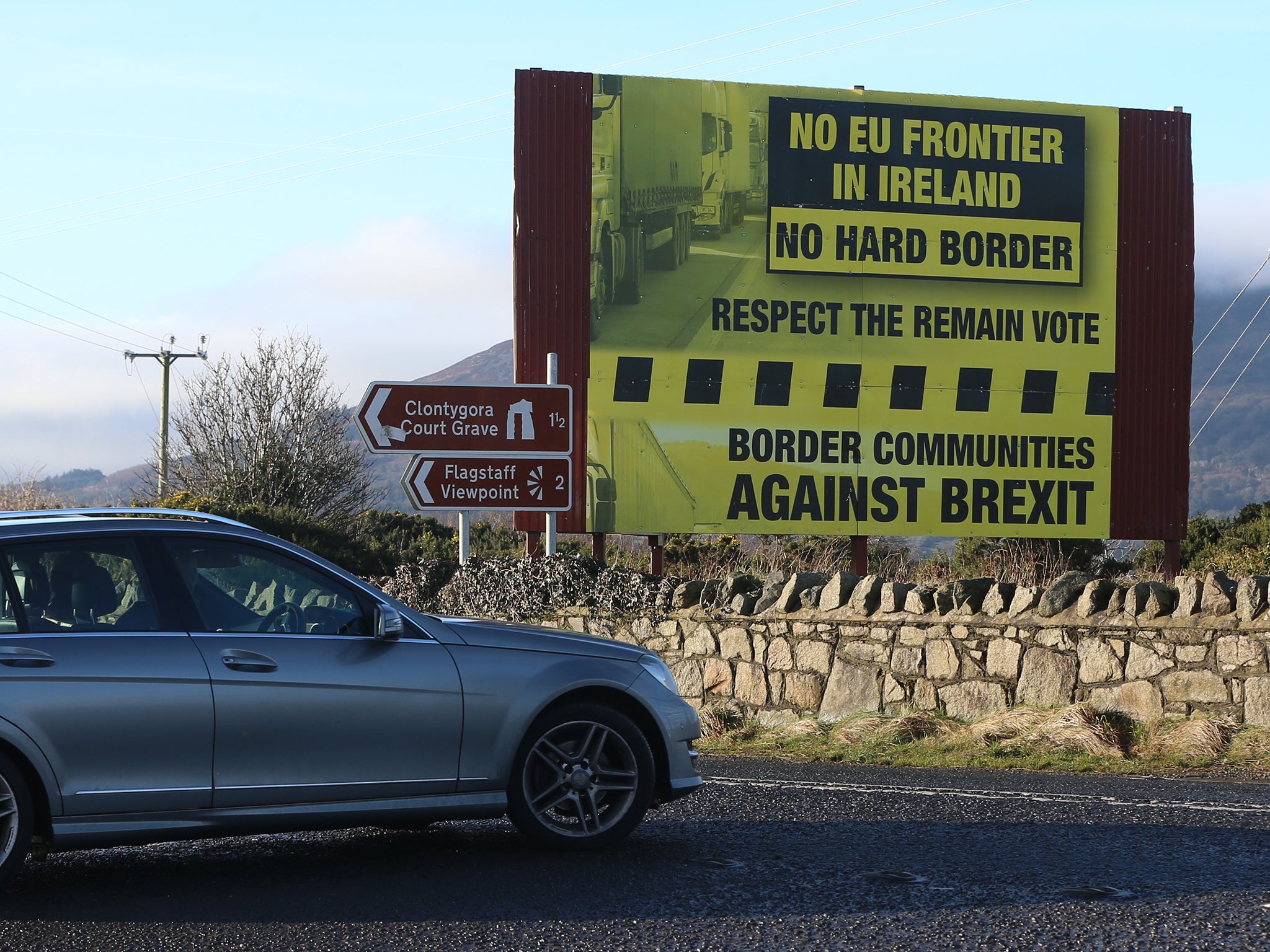 The threat of a new hard border between Northern Ireland and the Republic has provoked fear - and protests