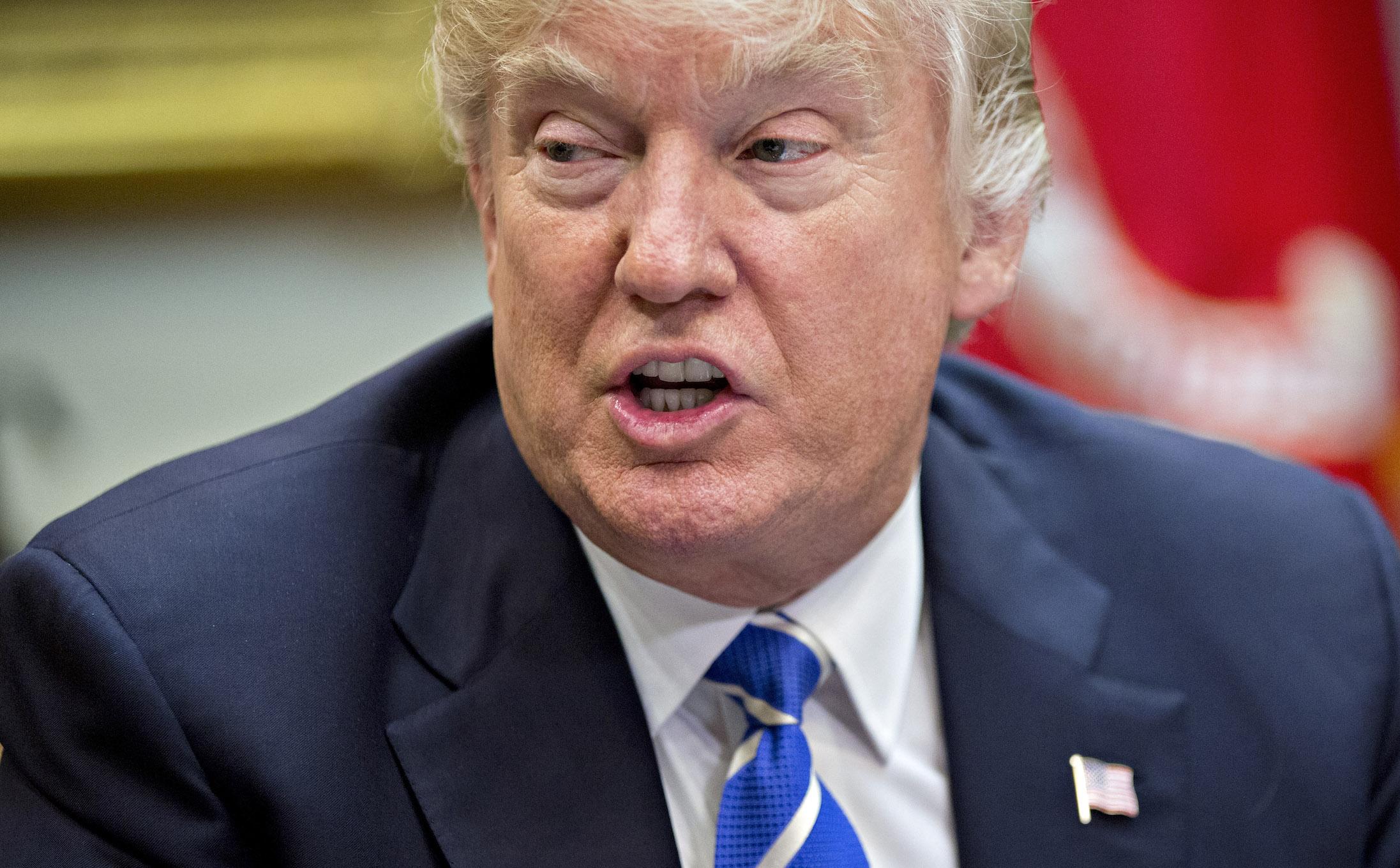 President Trump meets with female small business owners in the White House on March 27, 2017.