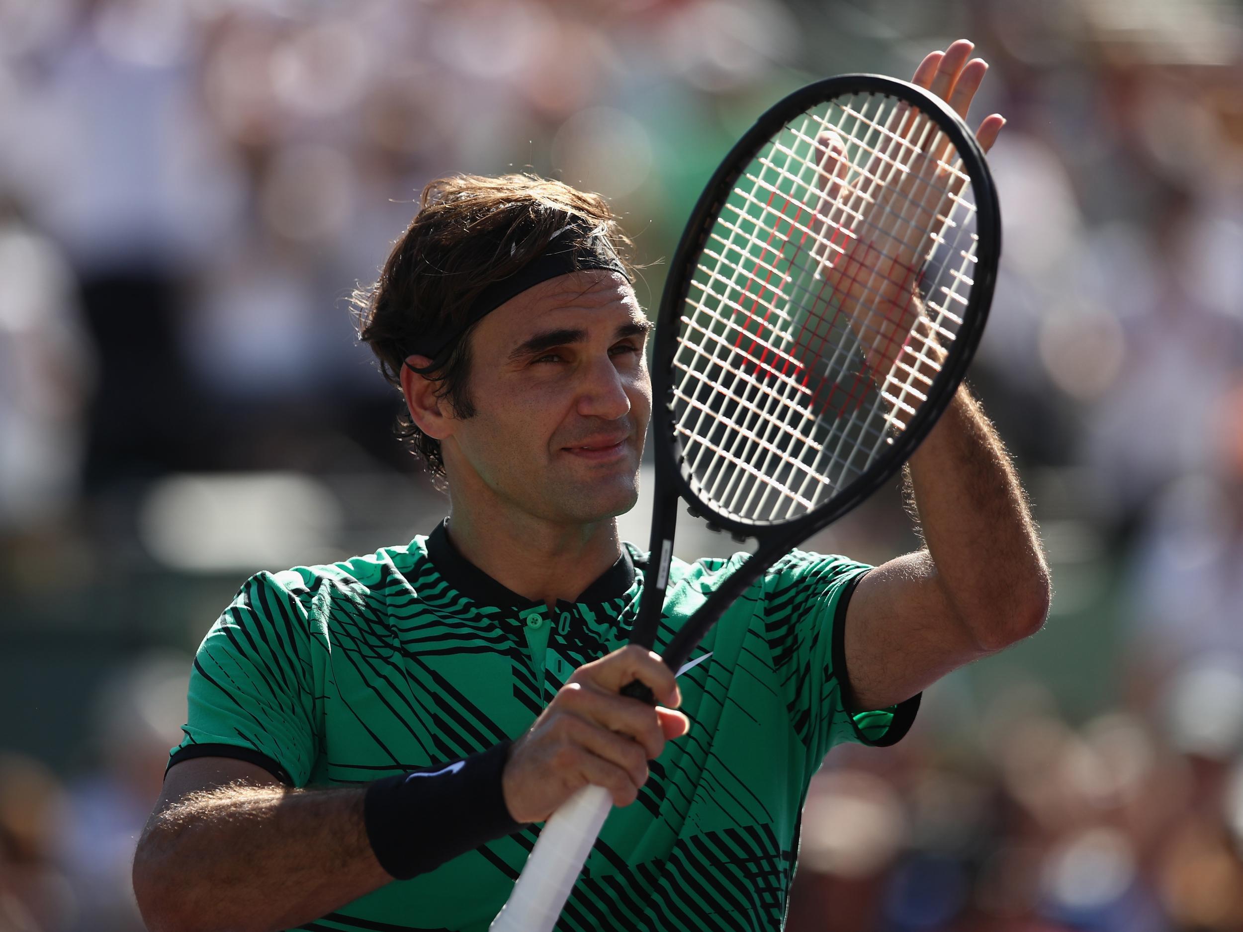 Federer made light work of the vociferously supported Del Potro