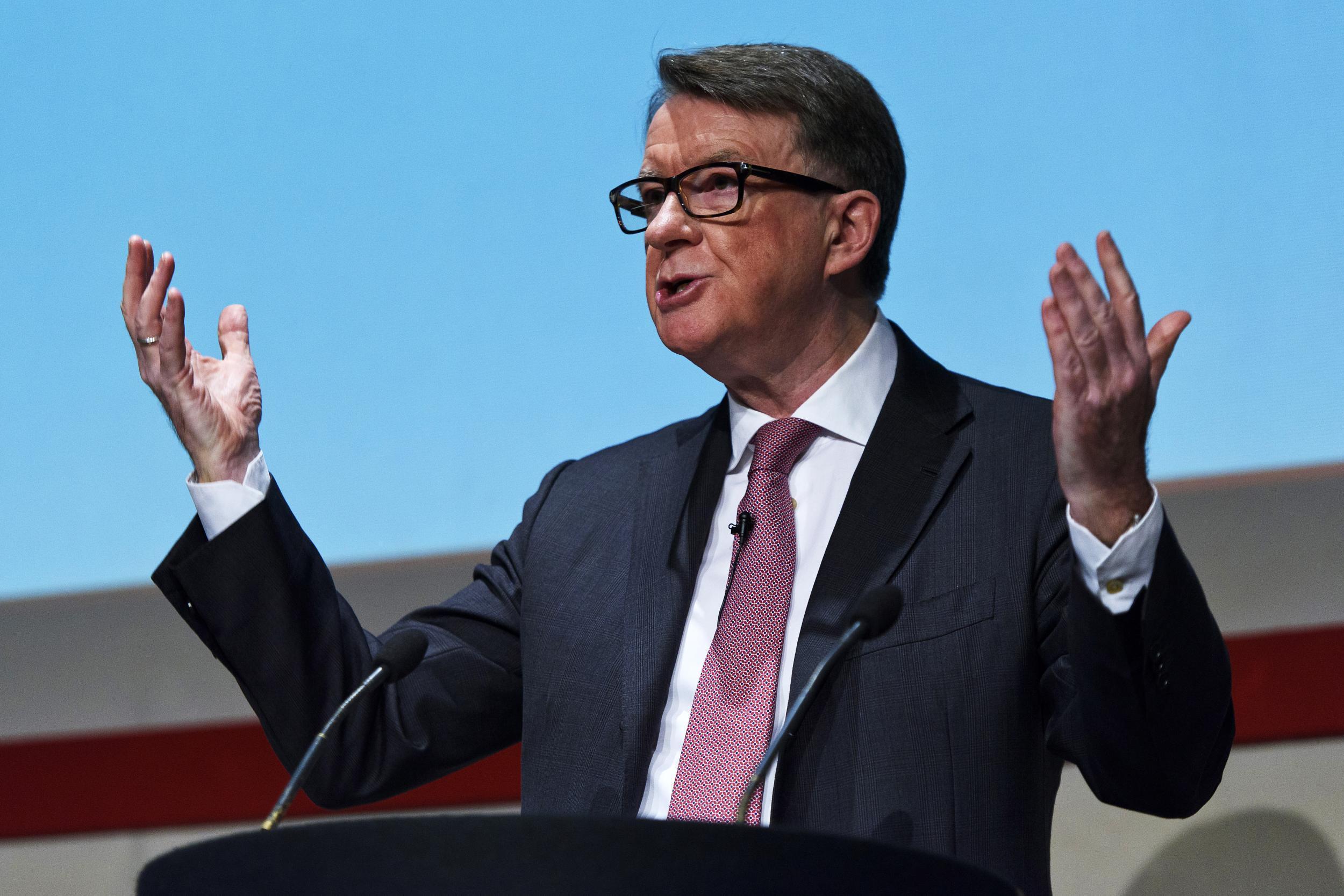 Lord Mandelson has said talks cannot be conducted with ‘threats and point-scoring’ Getty