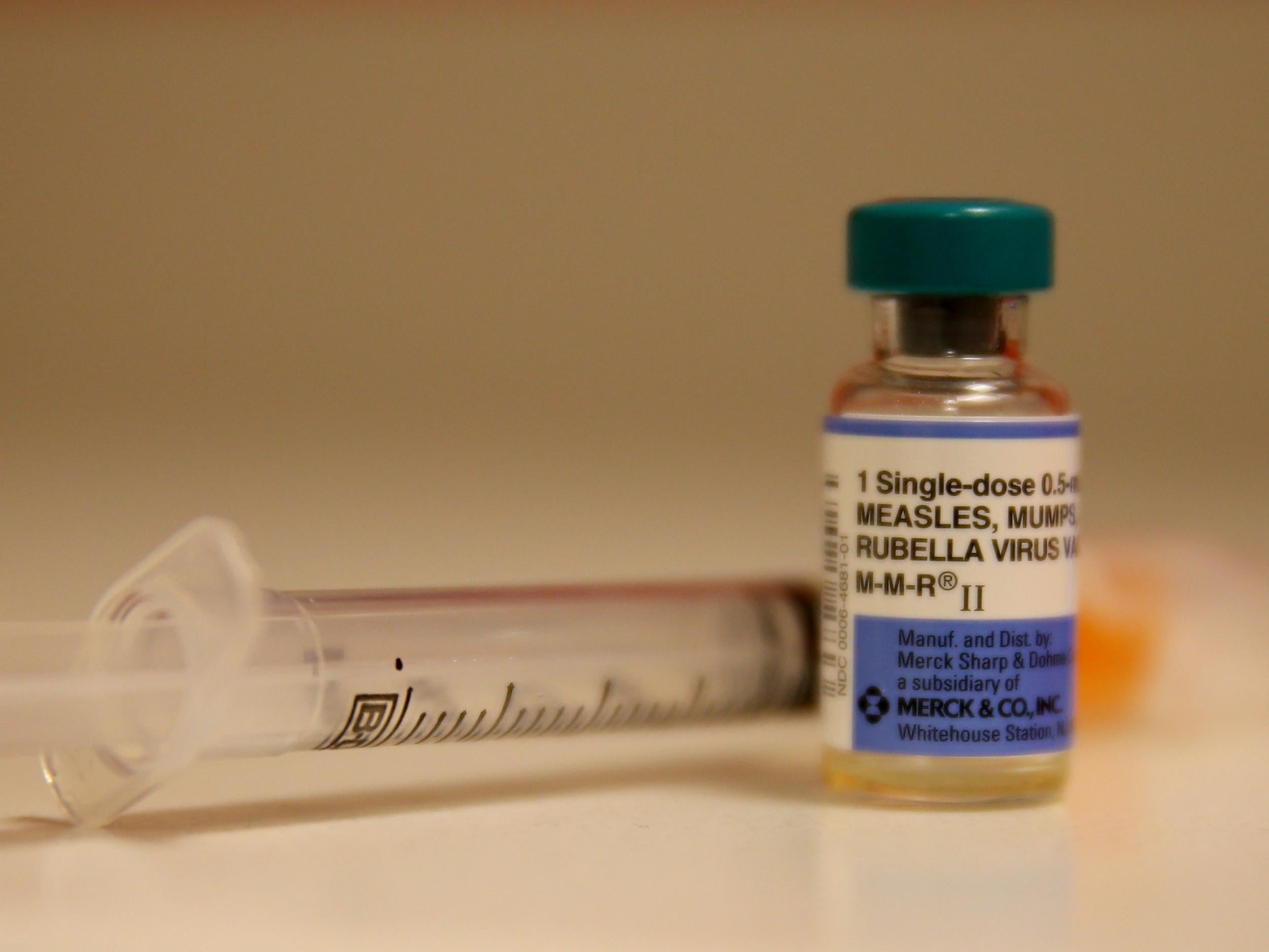 The measles, mumps and rubella vaccine