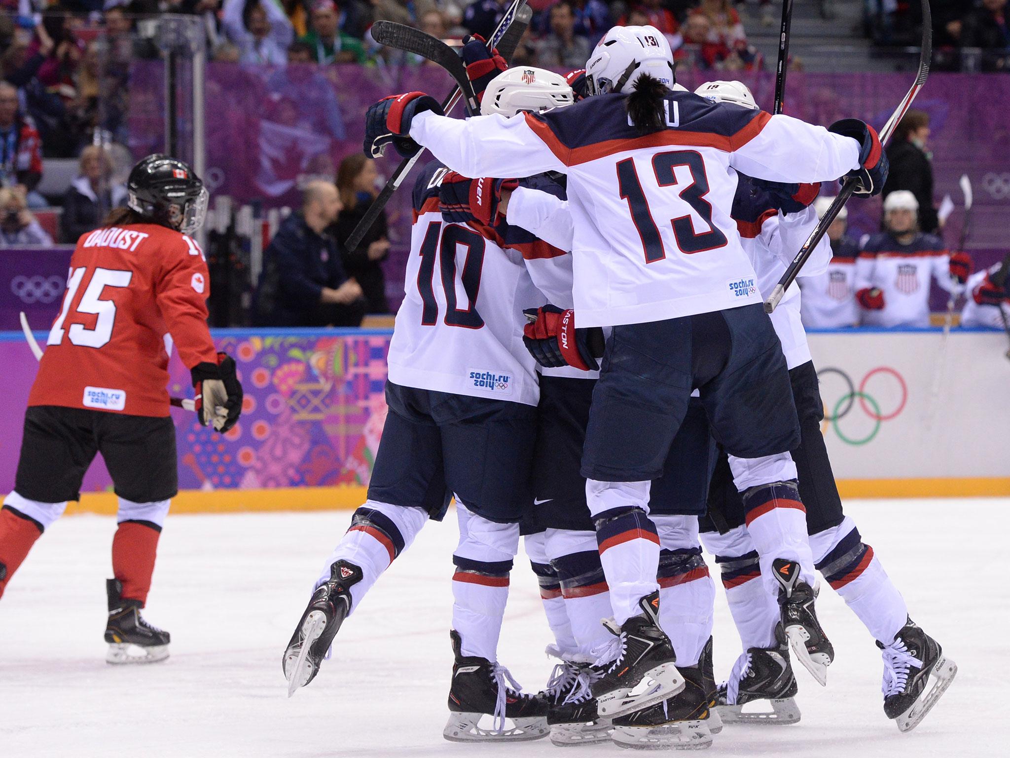 America won women's ice hockey gold in Sochi