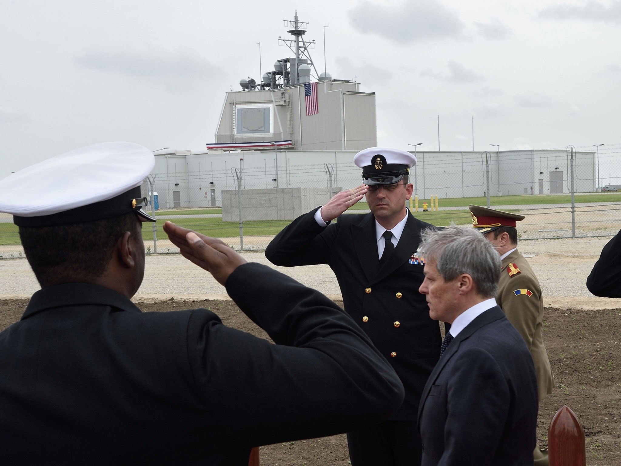 The inauguration ceremony of the Aegis Ashore Romania facility at the Deveselu military base on May 12, 2016.