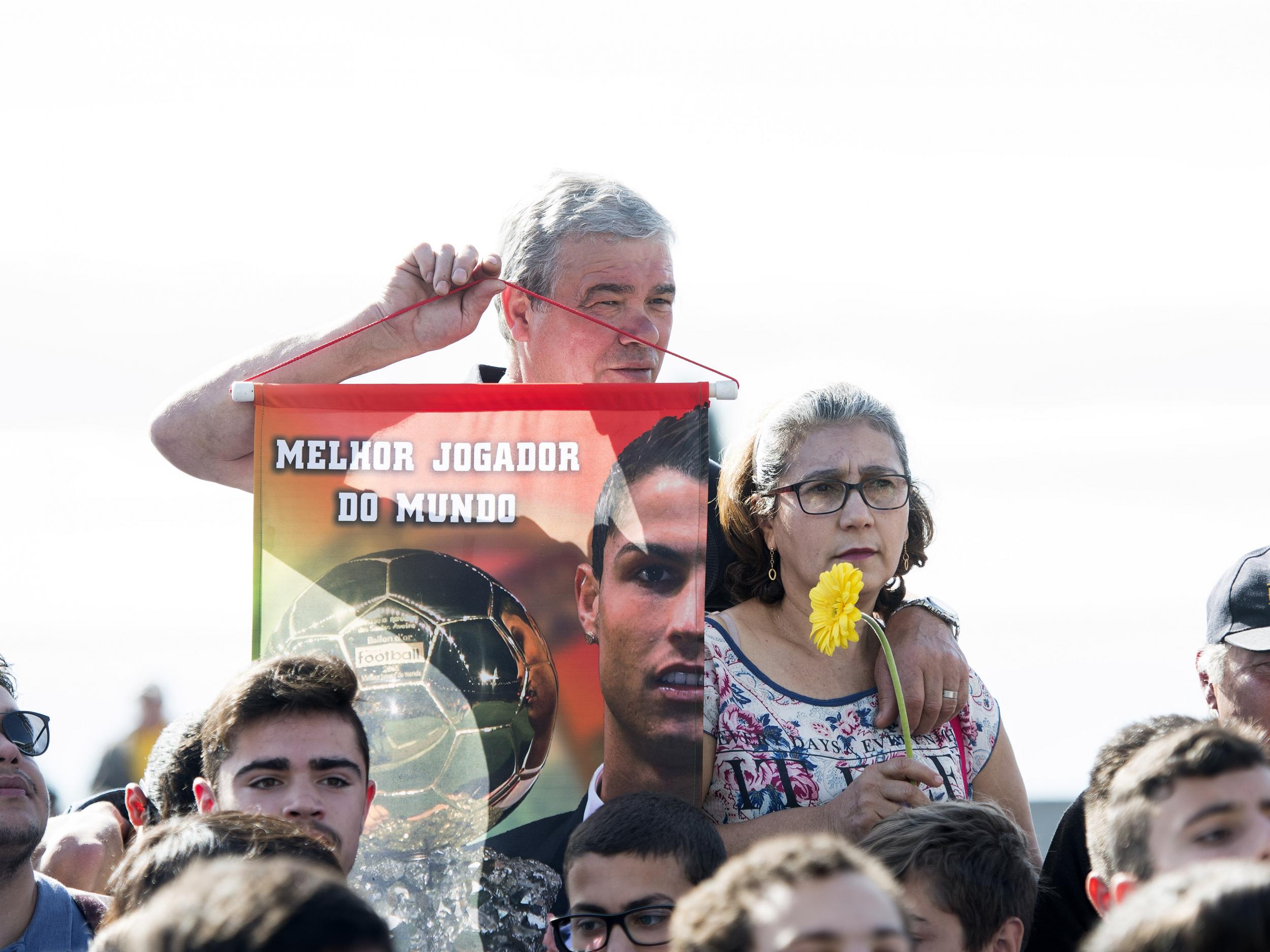A pained couple at the opening ceremony