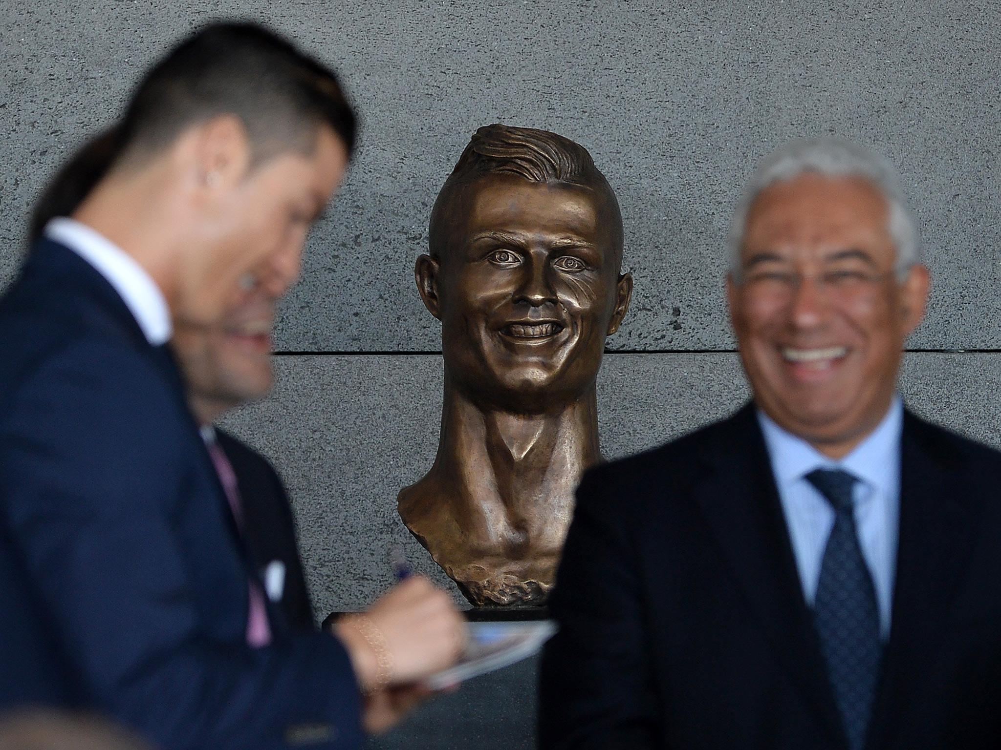 Cristiano Ronaldo has been honoured in his home island of Madeira in Portugal