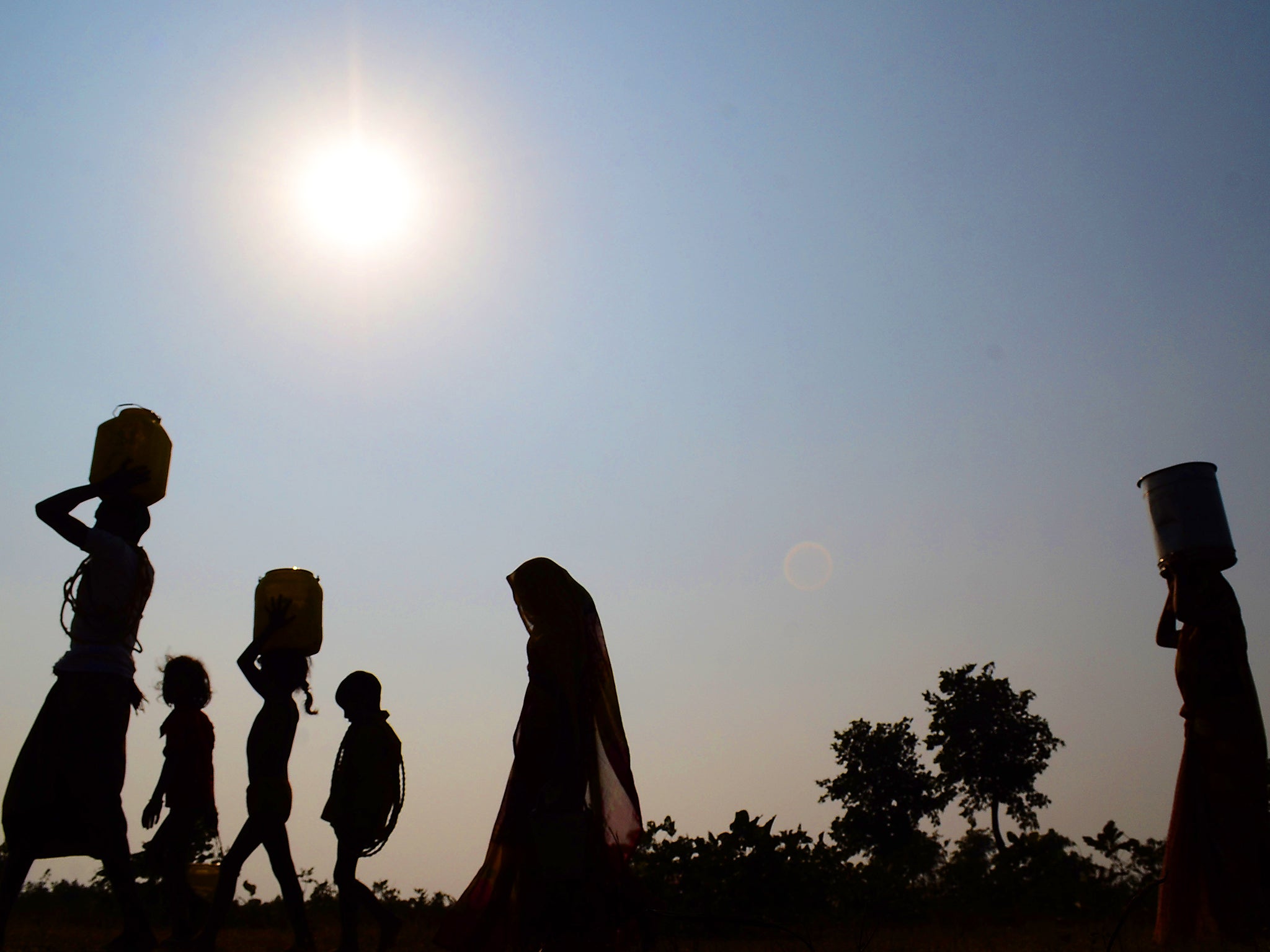 Record lethal levels of heat have already been experienced in India (PA)