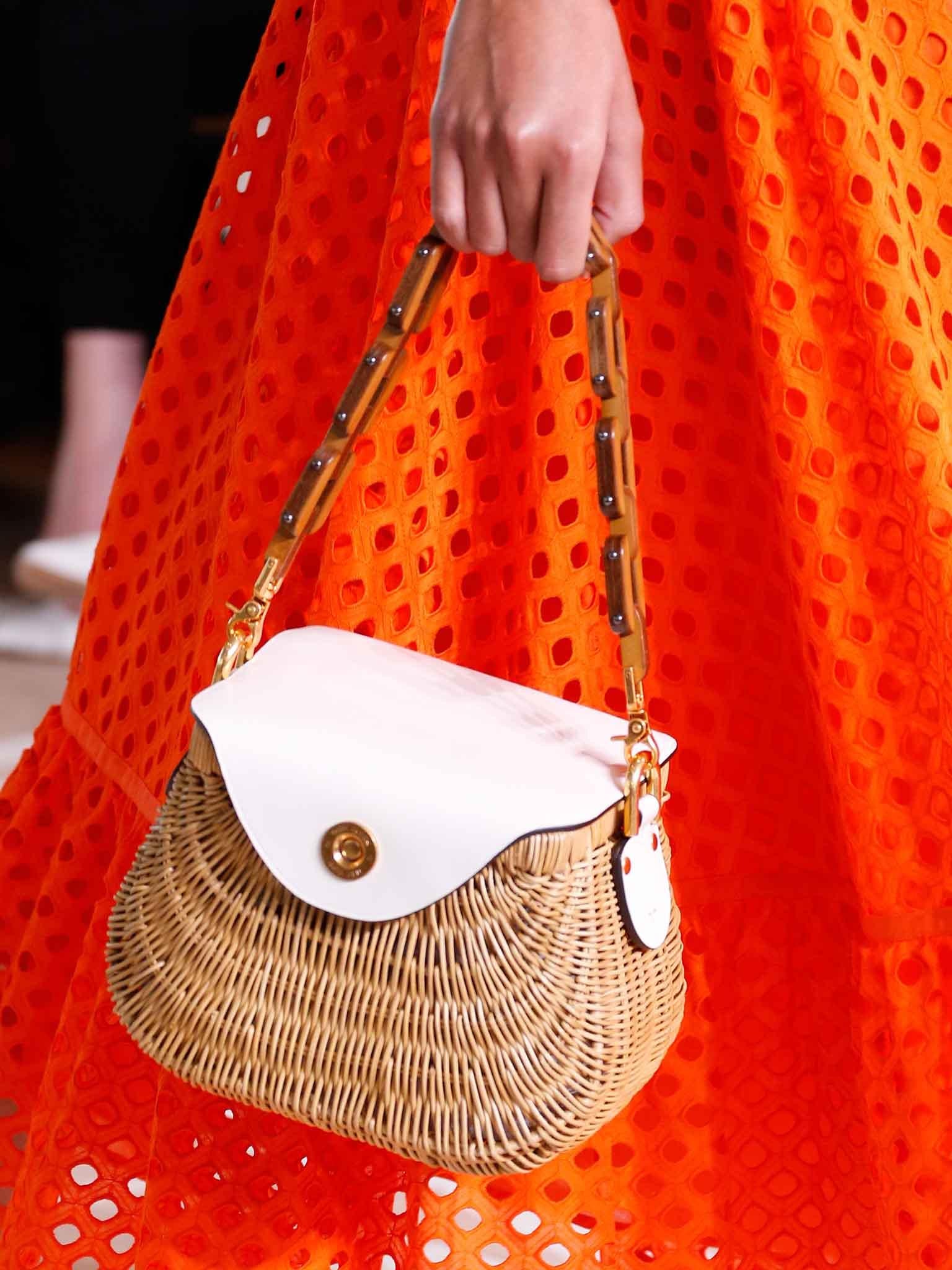 Tory Burch sent its own take on the summer-friendly tote down the runway