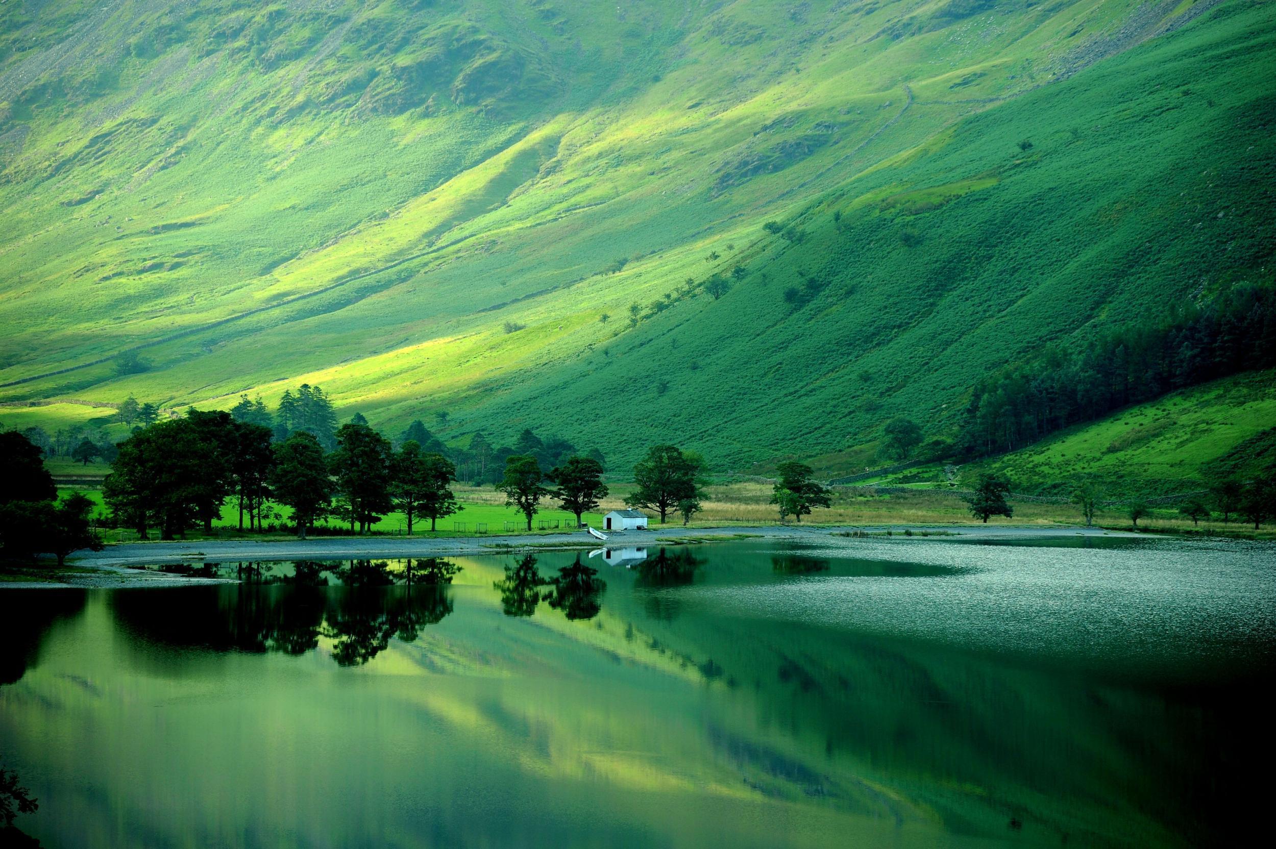 Buttermere in the Lake District in Cumbria