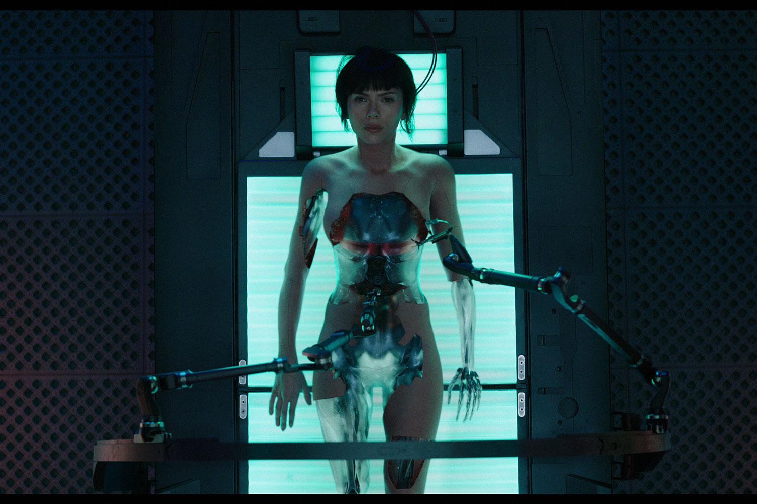 Scarlett Johansson in Ghost In The Shell