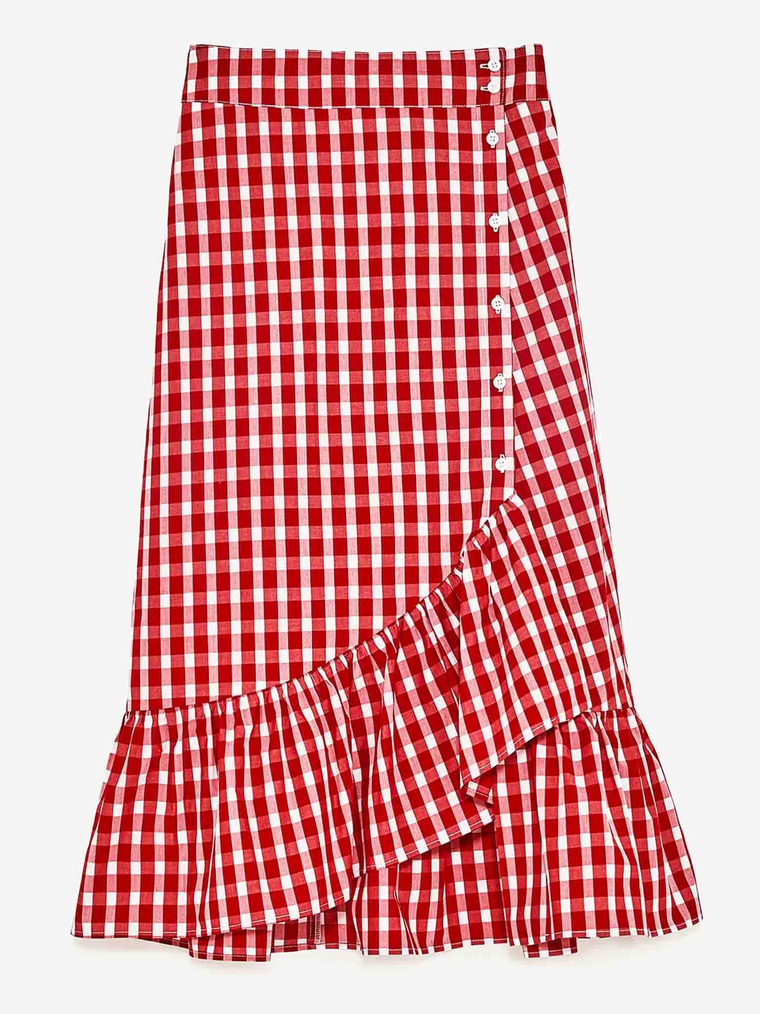 Gingham Frilled Skirt, £25.99