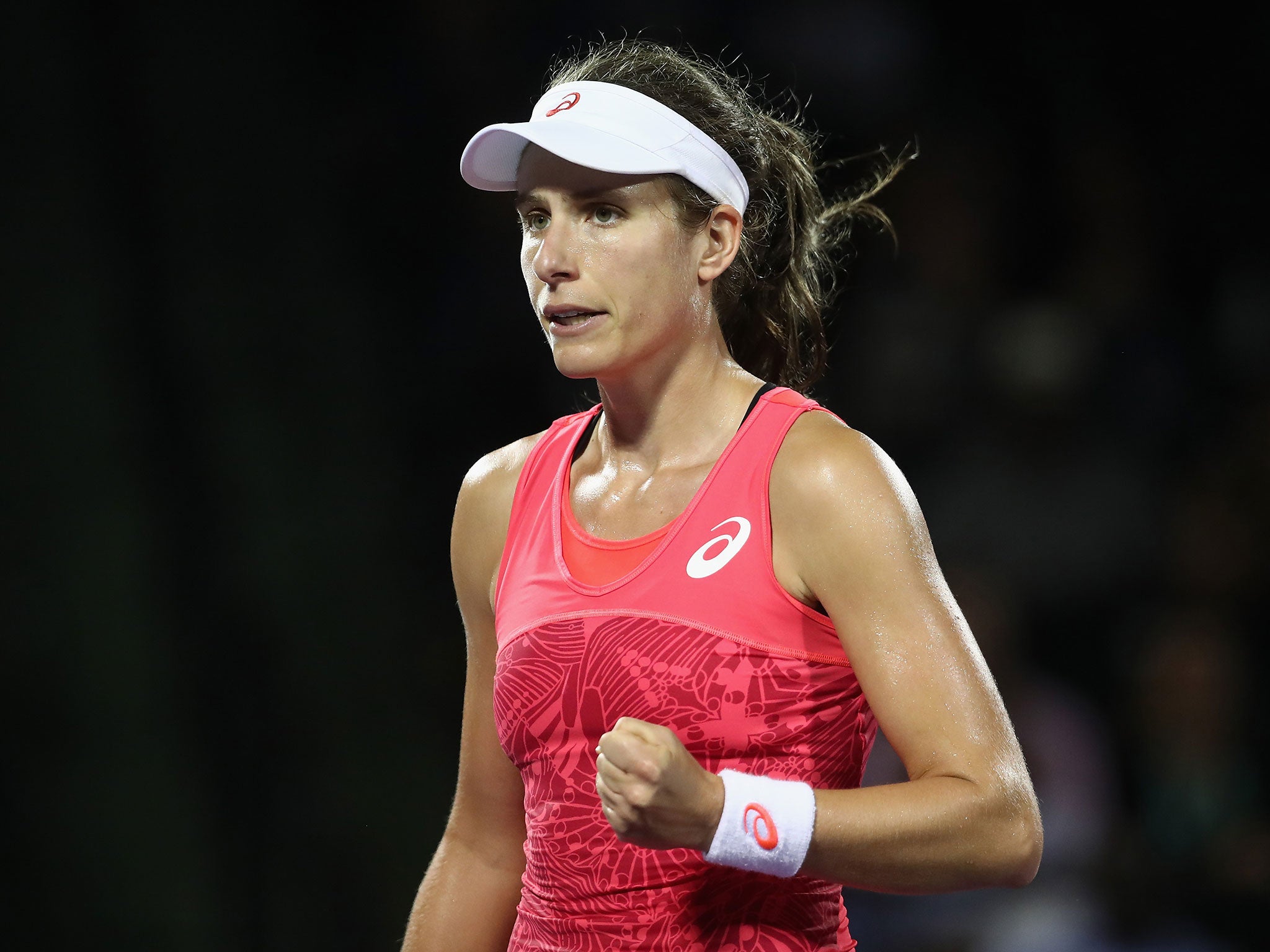 Konta beat Williams 6-4, 7-5 to set-up a final clash against Caroline Wozniacki