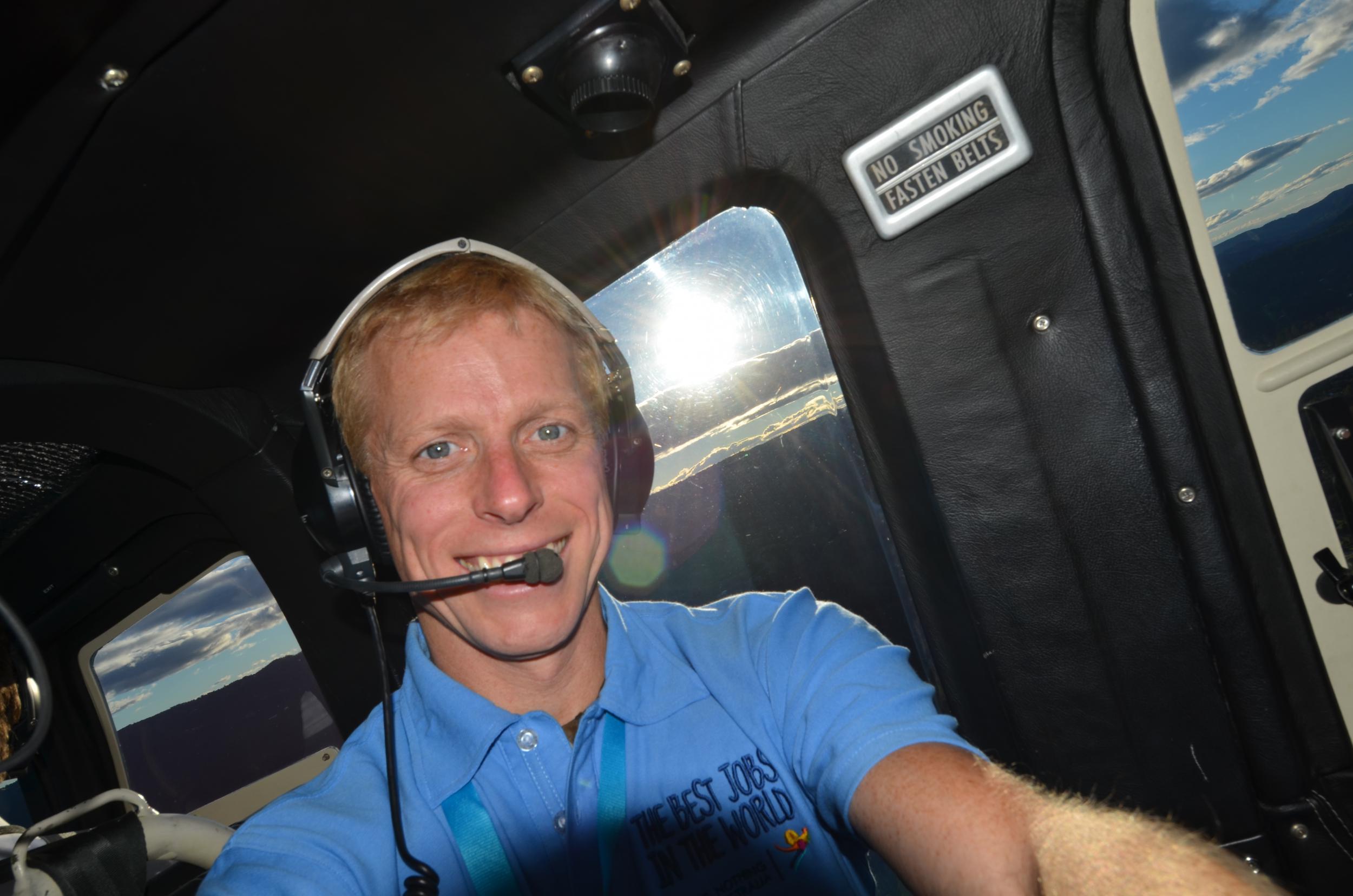 Flying, best job in the world style