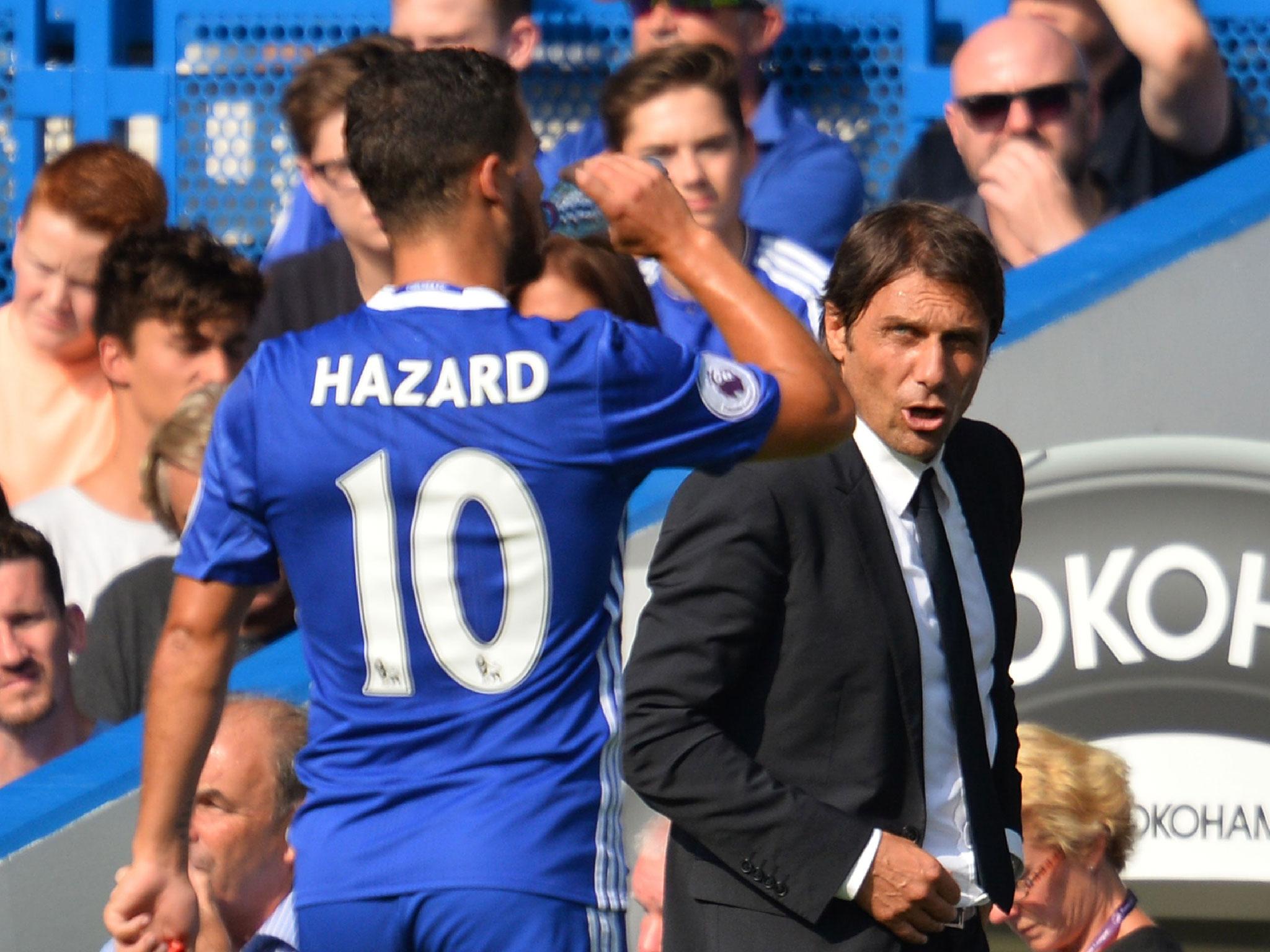 Antonio Conte has called on Eden Hazard to snub Real Madrid's advances