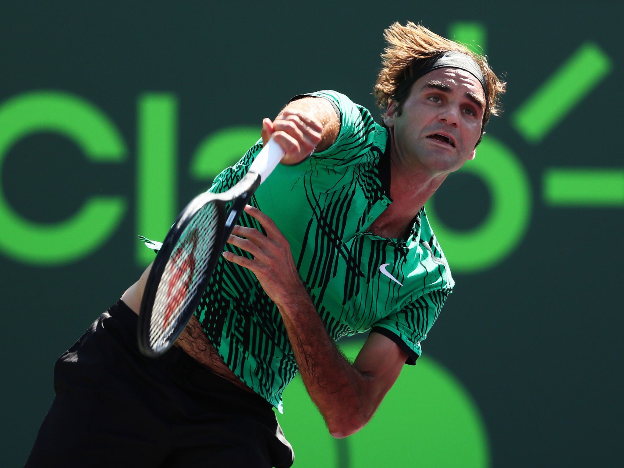Roger Federer beat Nick Kyrgios to book his place in the Miami Open final
