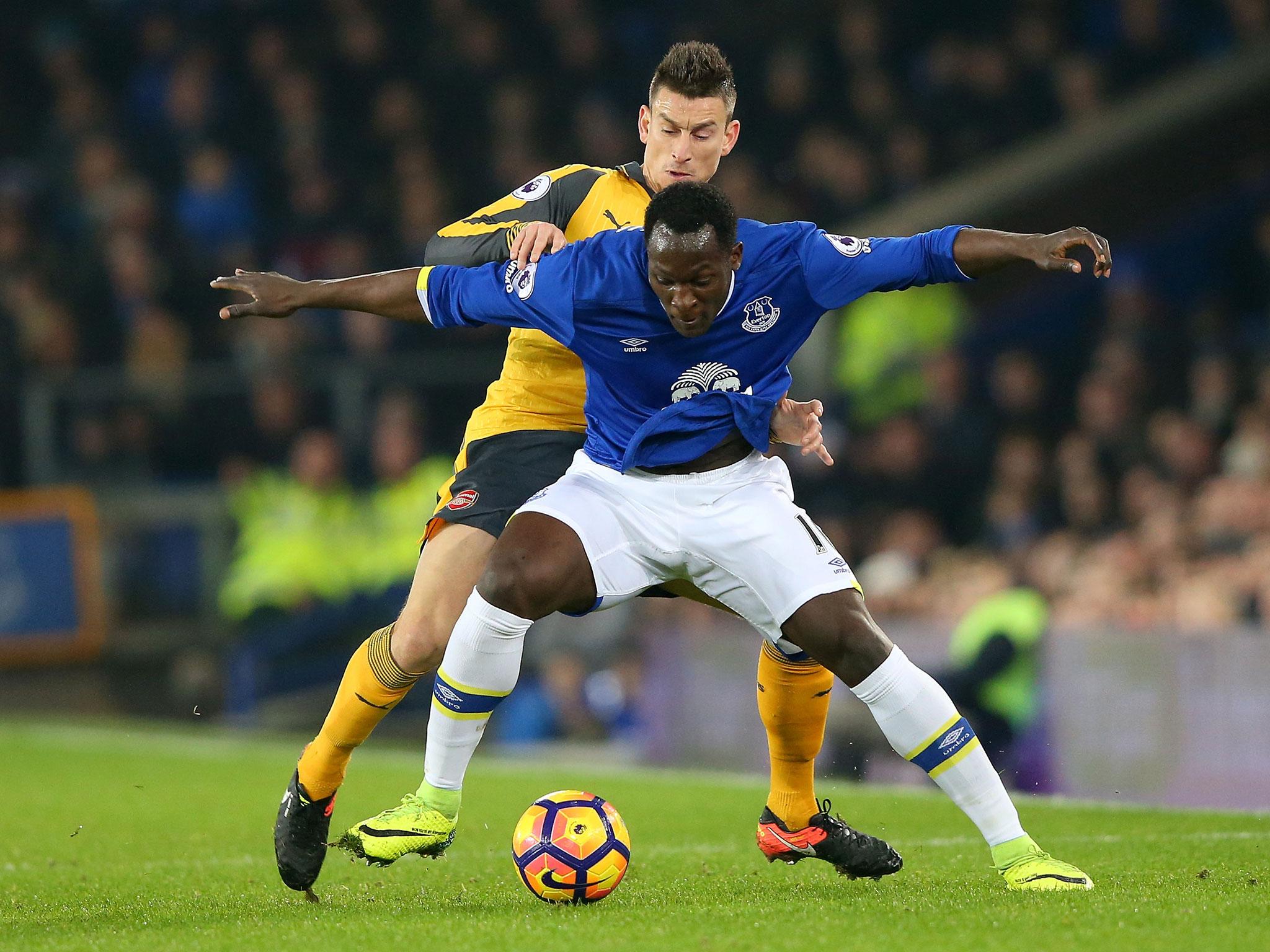 Romelu Lukaku named Laurent Koscielny as his most difficult opponent this season