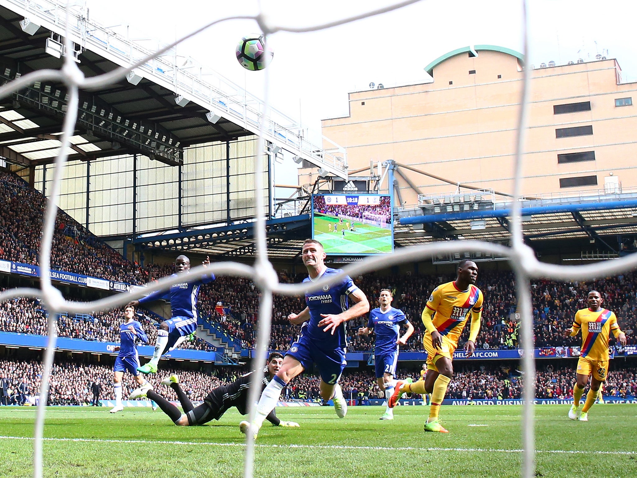 Christian Benteke's delightful chip beat Thibaut Courtois