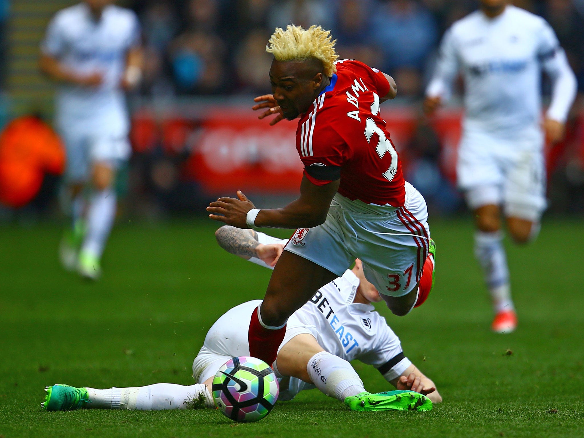 &#13;
Adama Traore was Boro's main threat &#13;