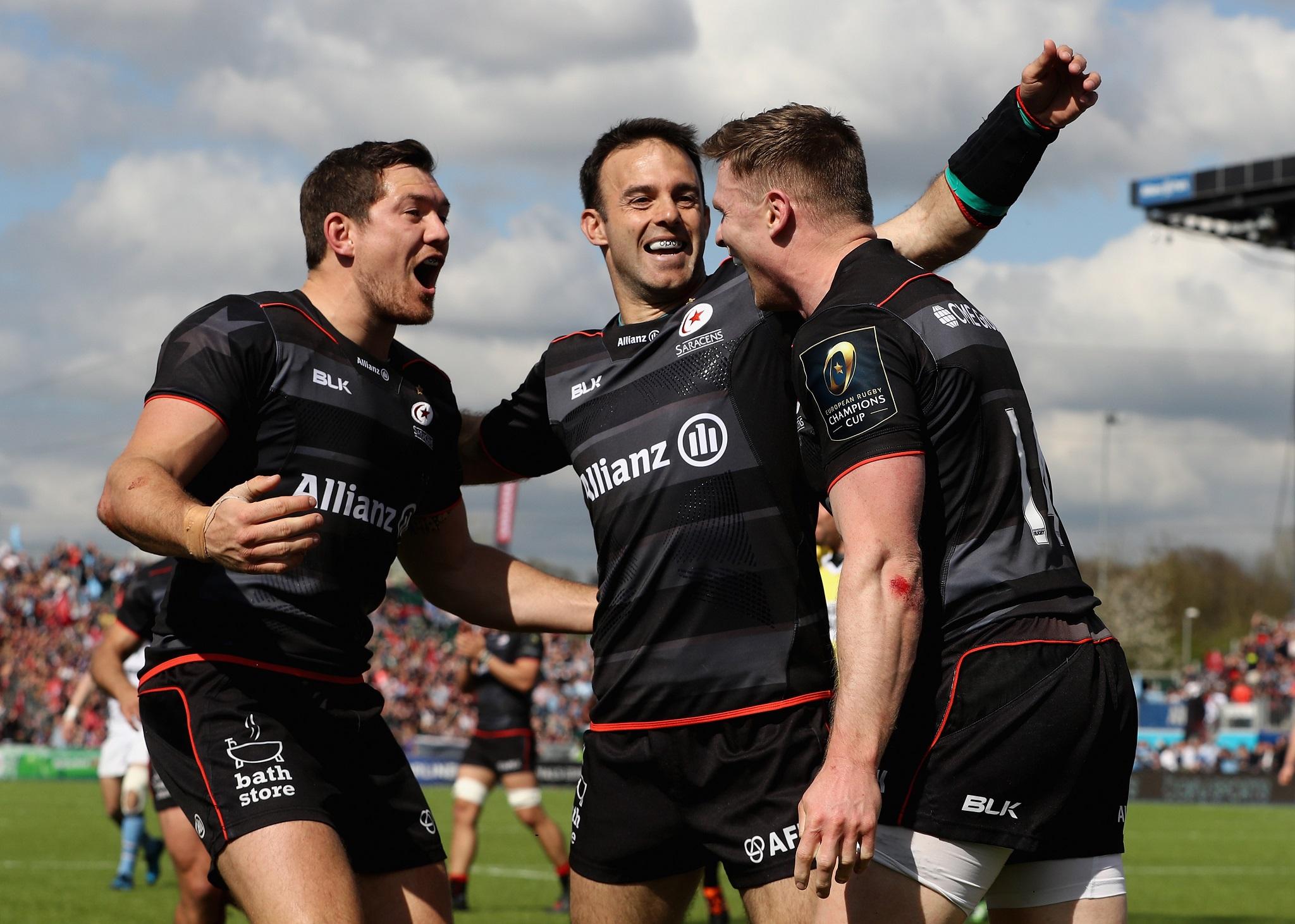 Saracens beat Glasgow Warriors 38-13 to reach the European Champions Cup semi-finals