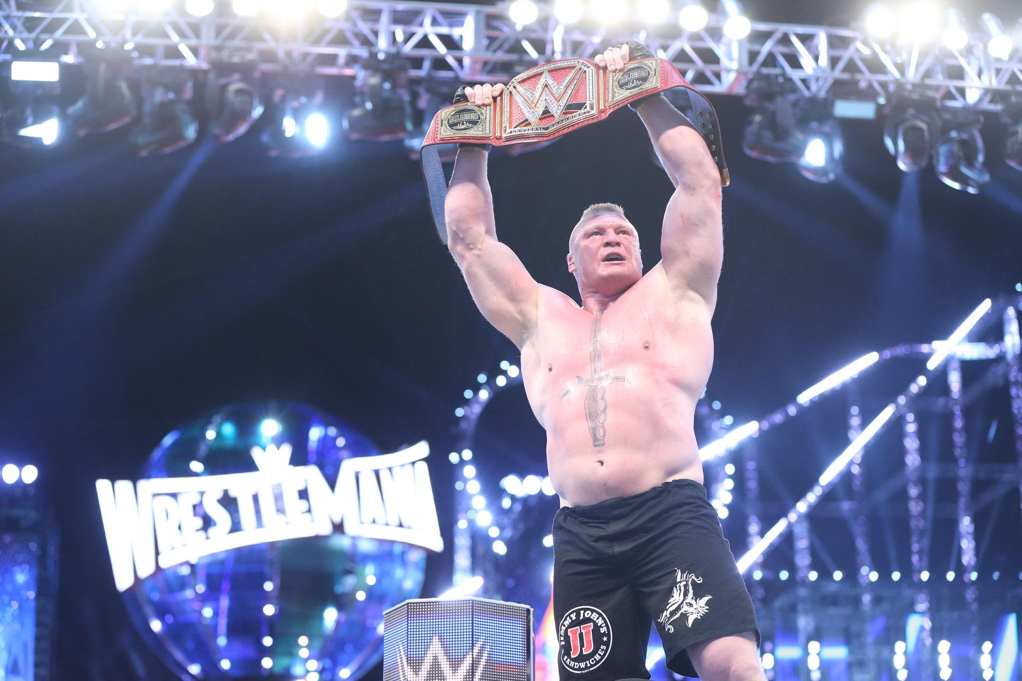 Lesnar is the new WWE Universal champion (WWE)