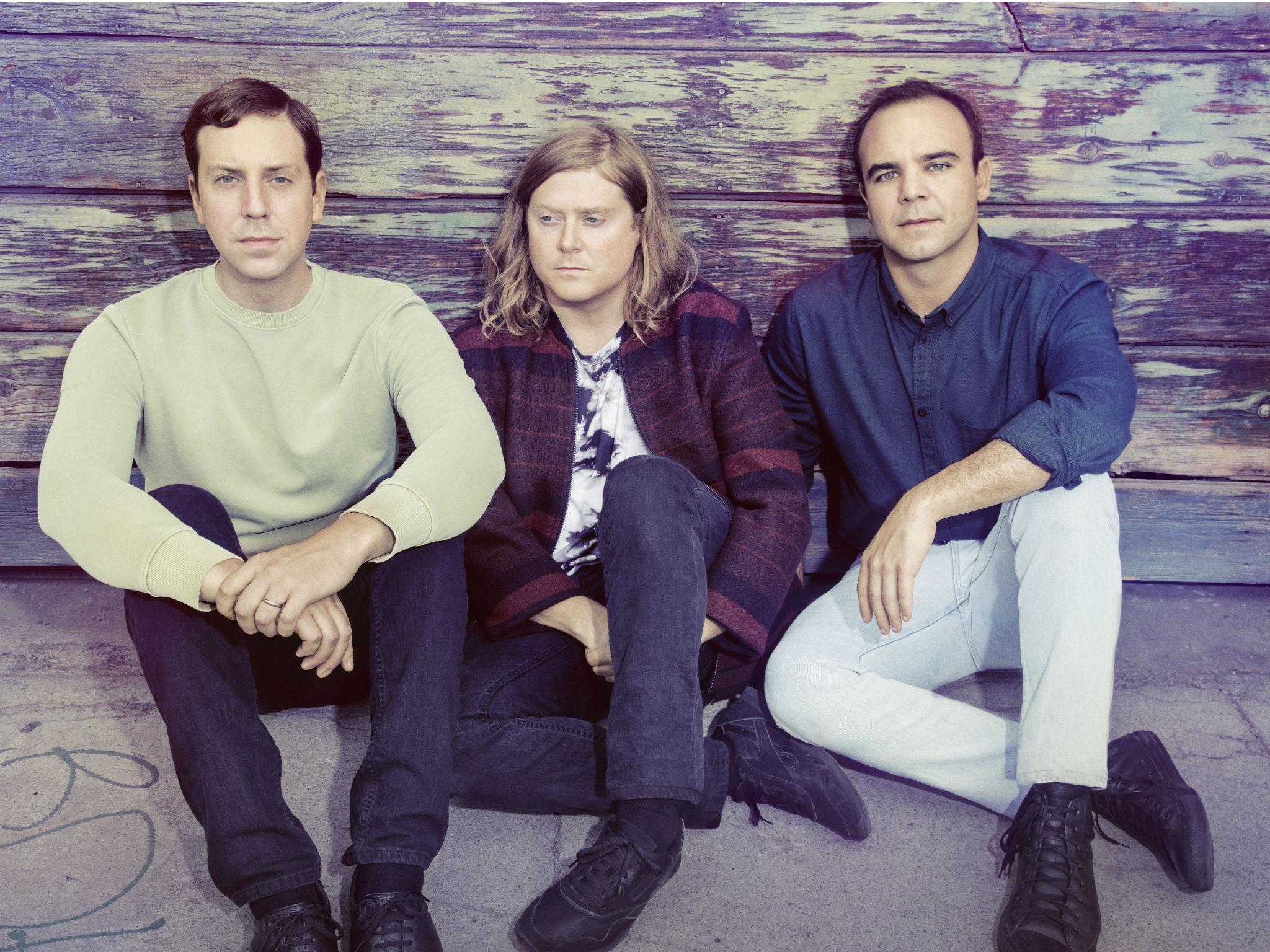 Gerrit Welmers, William Cashion and Samuel T Herring of Future Islands