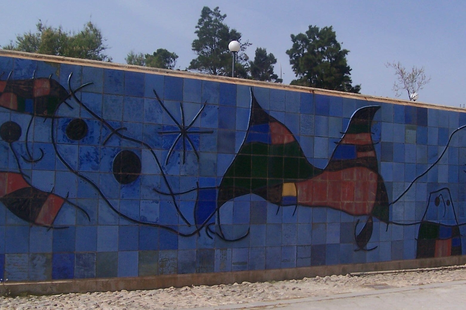 Artist Joan Miró left his legacy on the island, with works including a ceramic wall in Parc del Mar