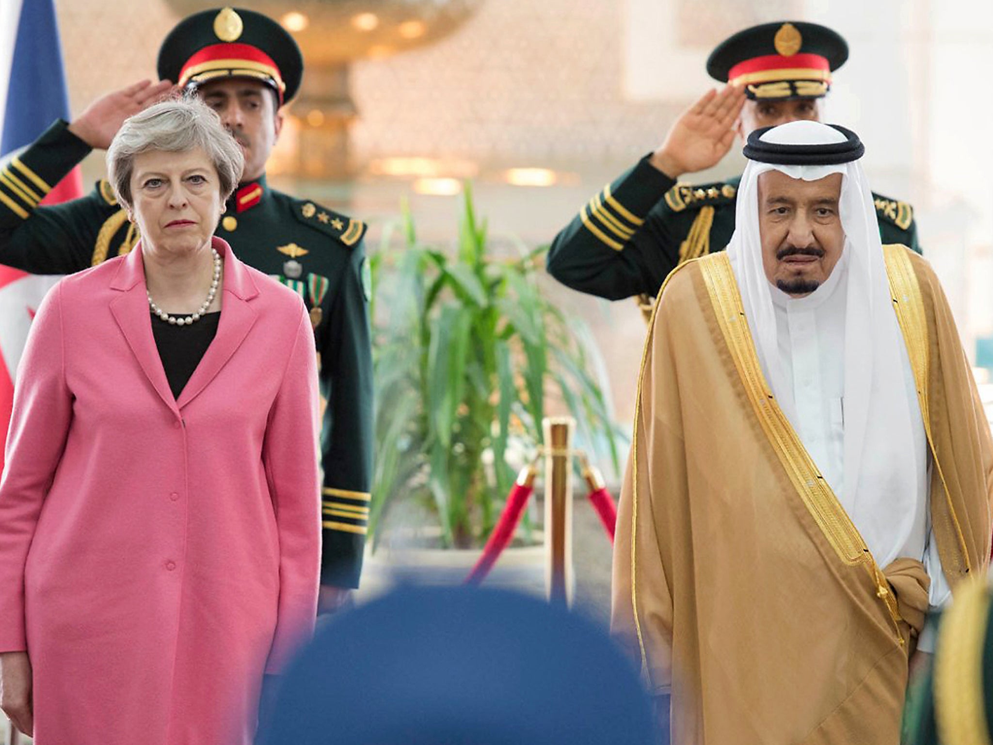 Theresa May admitted on a trip to Saudi Arabia that freedom of movement may continue after Brexit