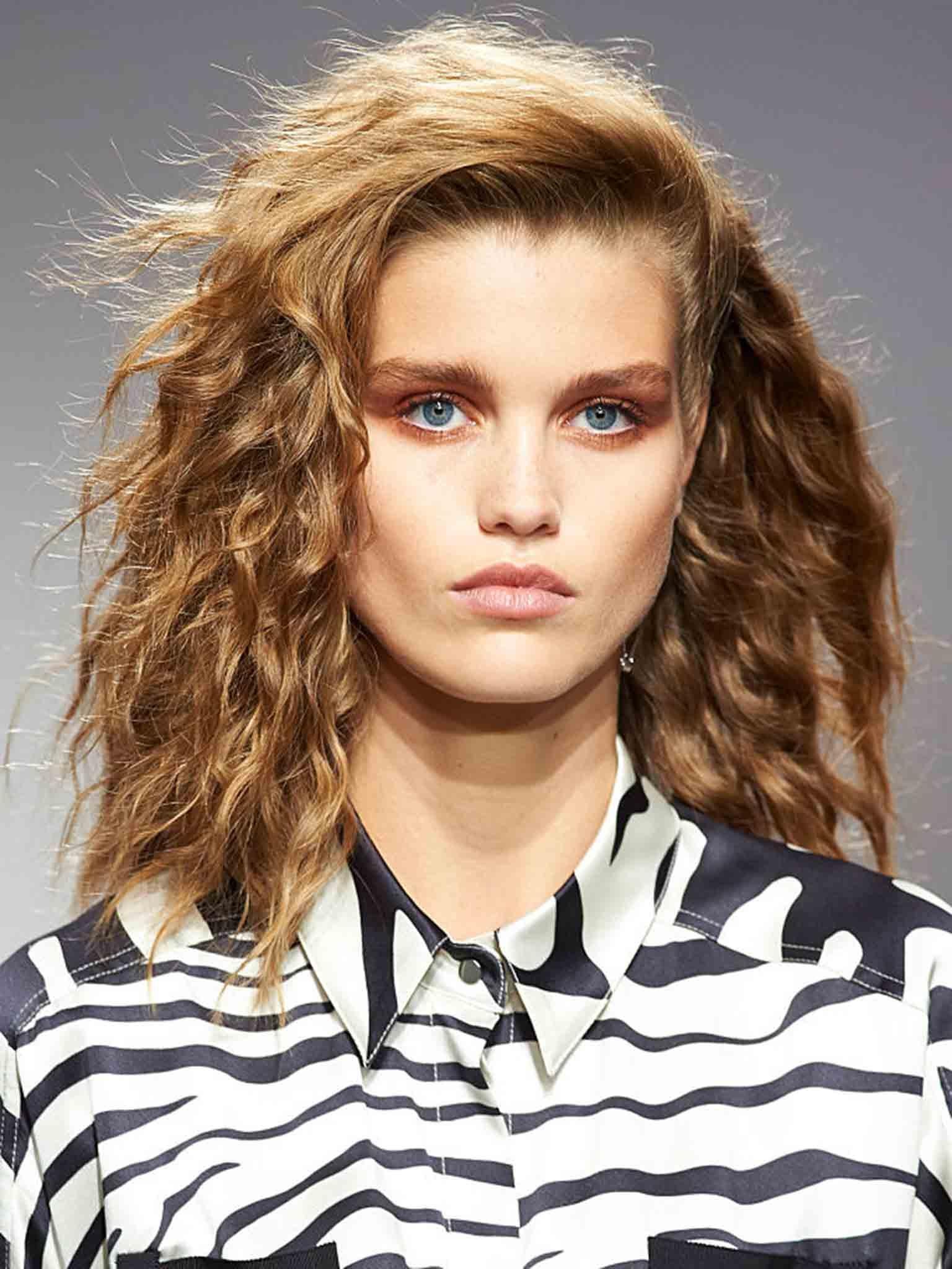 &#13;
Eighties hair made a nostalgic return at Topshop Unique (AFP/Getty)&#13;