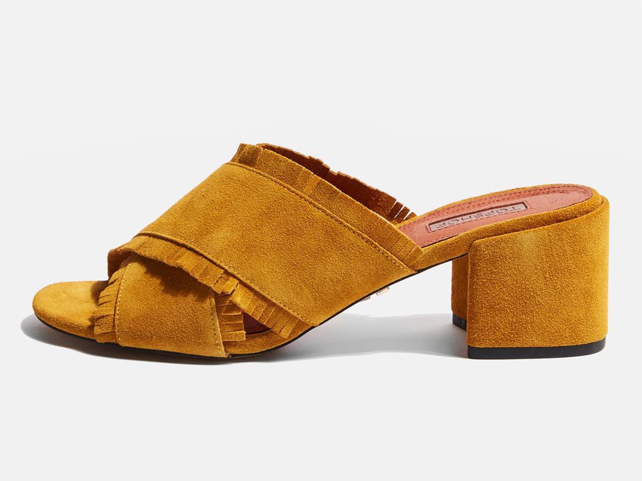 Nancy Fringe Mules, £49, Topshop