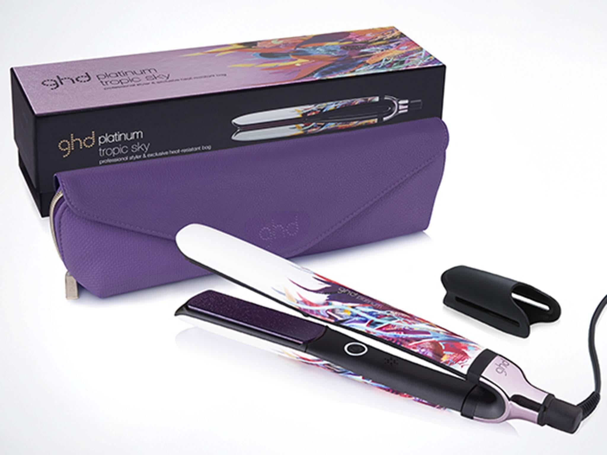 GHD Platinum Tropic Sky Styler, £175, ghdhair.com