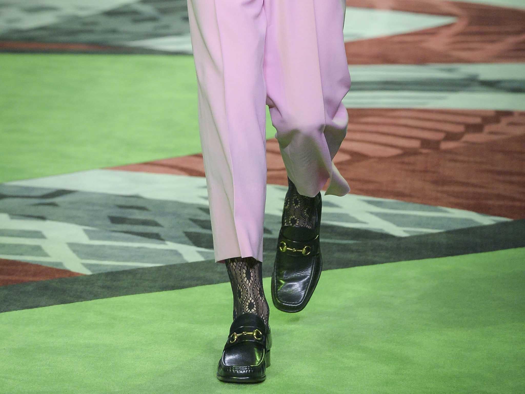 Gucci showed the style in its spring/summer 2017 collection