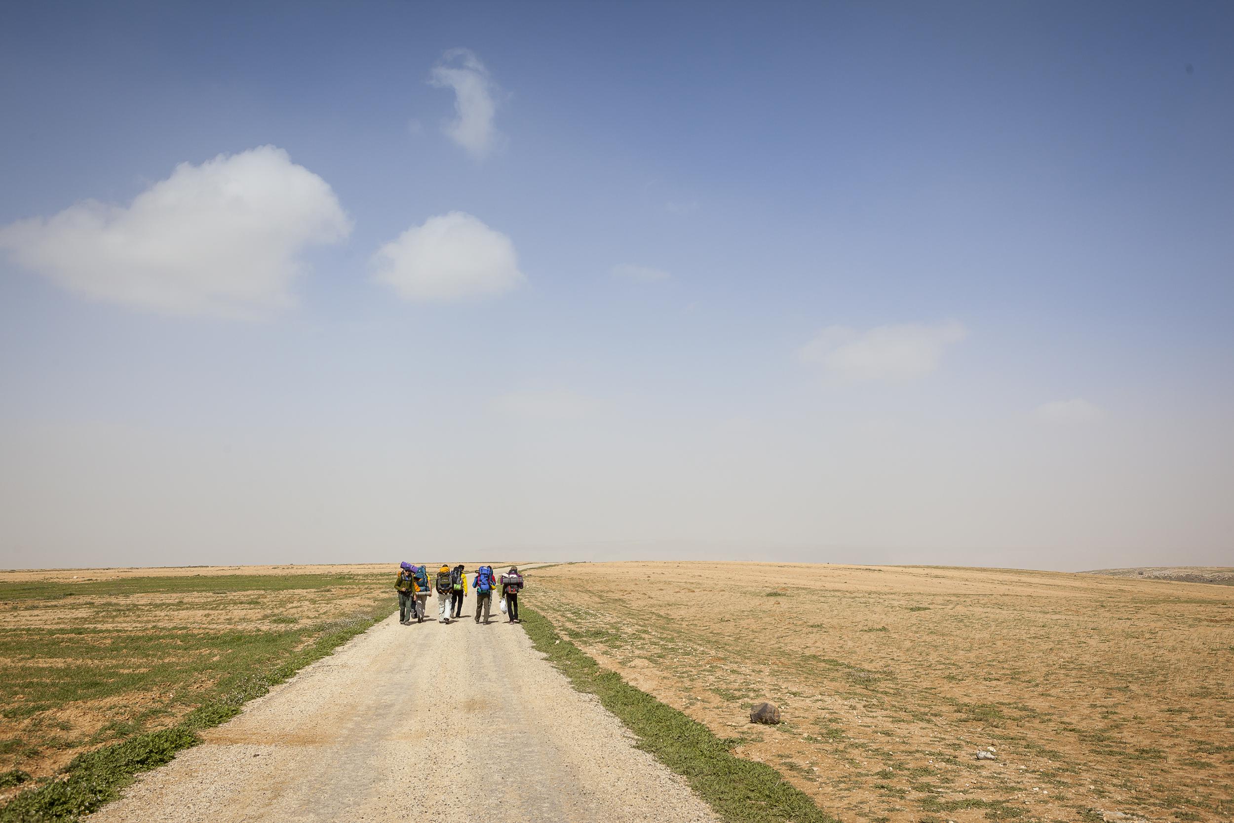 The trail covers a range of terrains