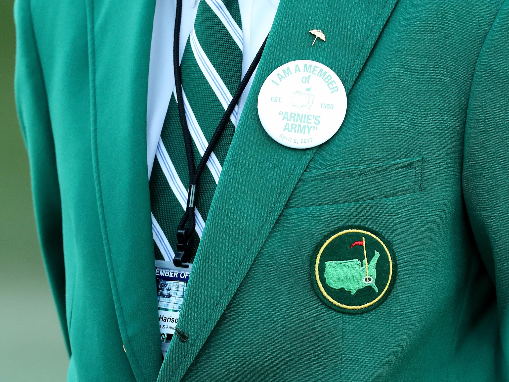 Patrons have each been given an Arnold Palmer tribute badge that reads "I'm a Member of Arnie's Army".
