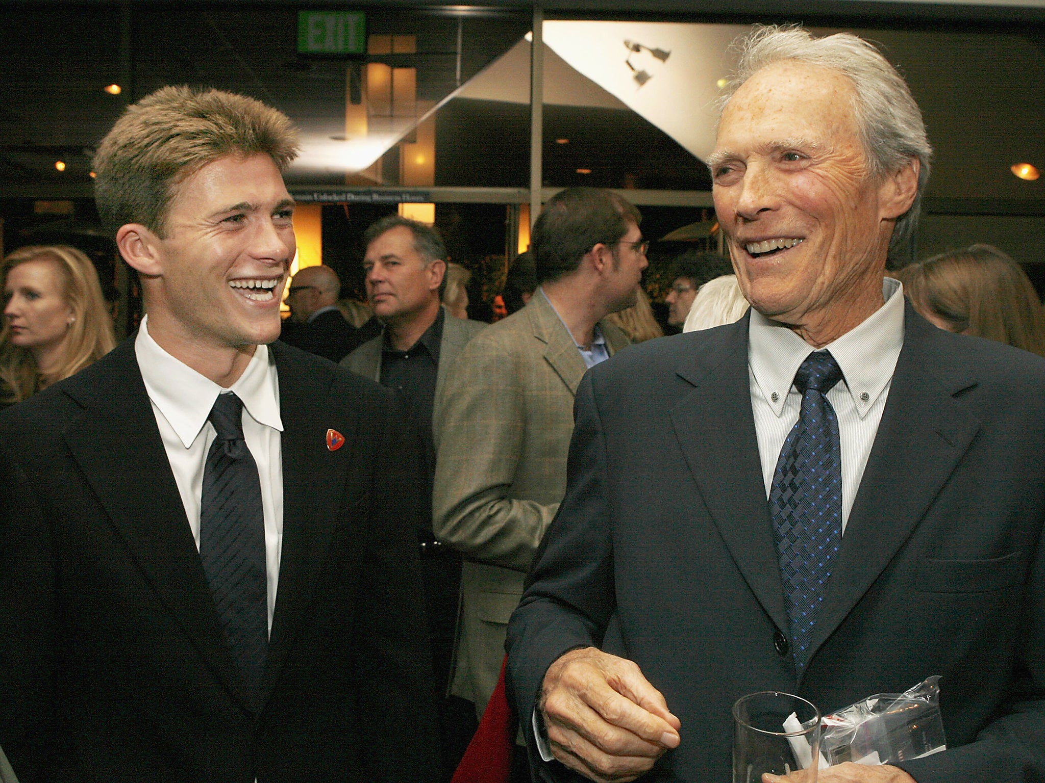 Scott Eastwood with father Clint in 2006 (Getty)