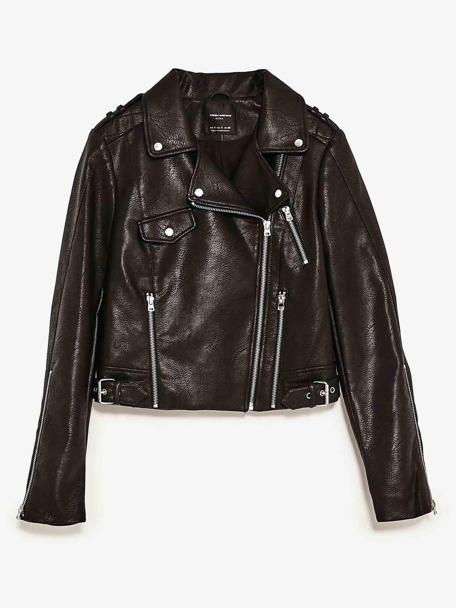 Biker-style Jacket with Zips, £49.99, zara.com