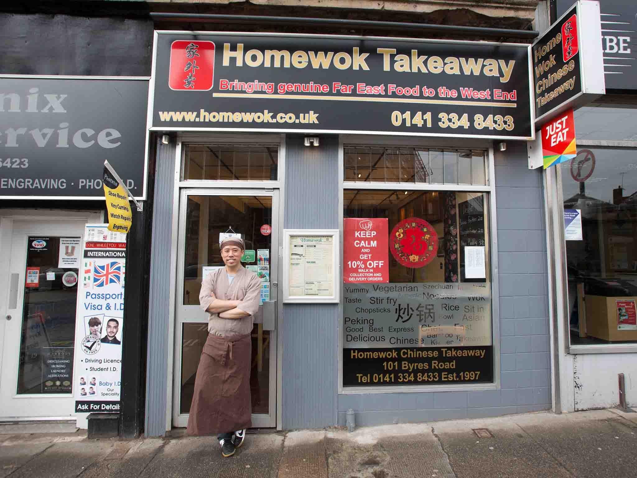 Home Wok in Glasgow cinched third place with its Chinese, Japanese and Korean cuisine