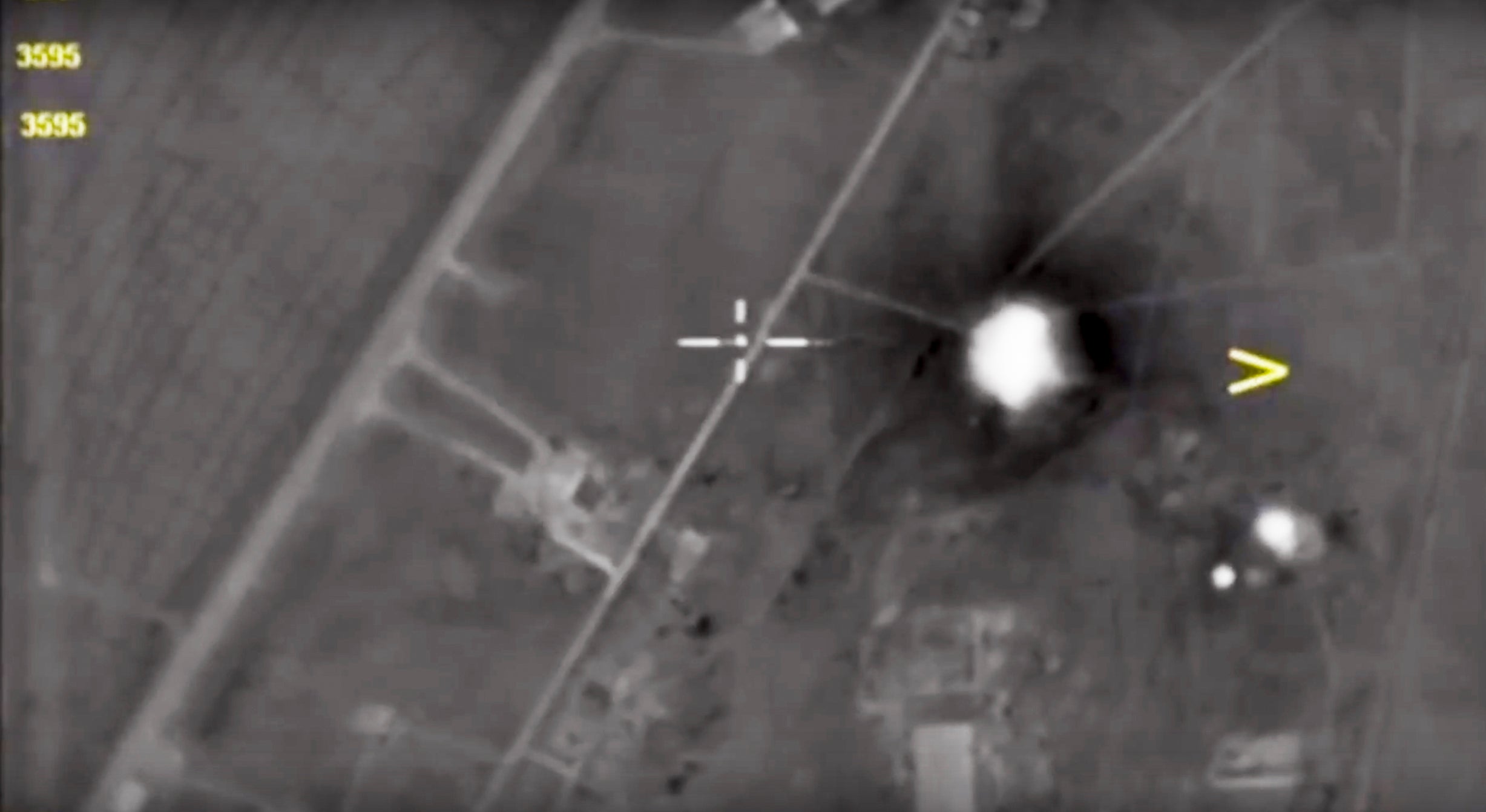 US strikes on the Shayrat airbase were reported to have killed at least seven people