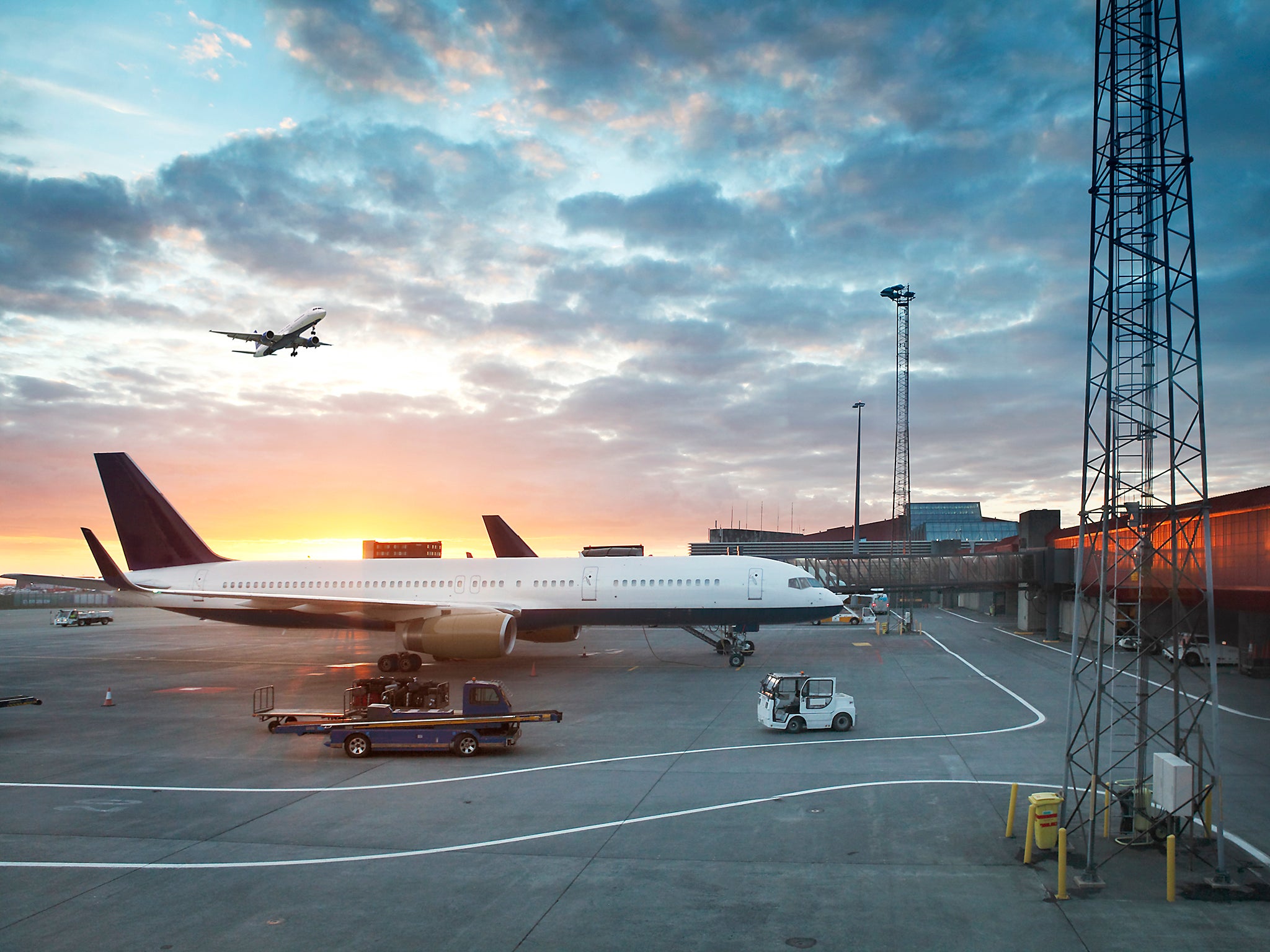 Keflavik airport near Reykjavik