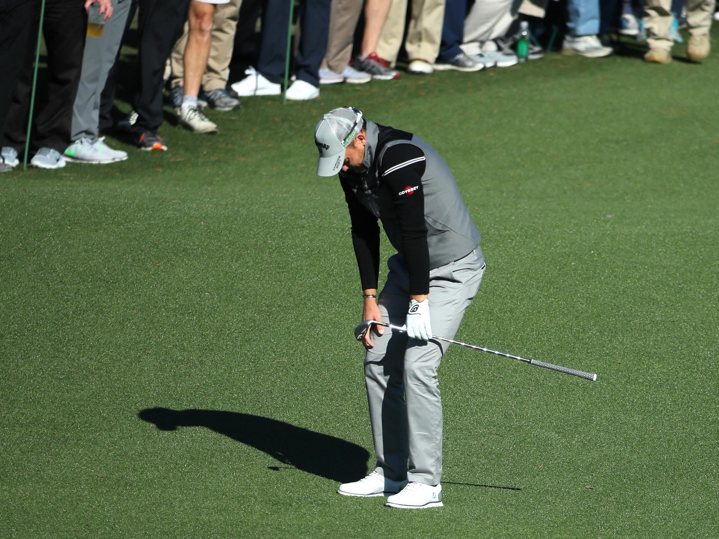 Willett quadruple bogeyed the first