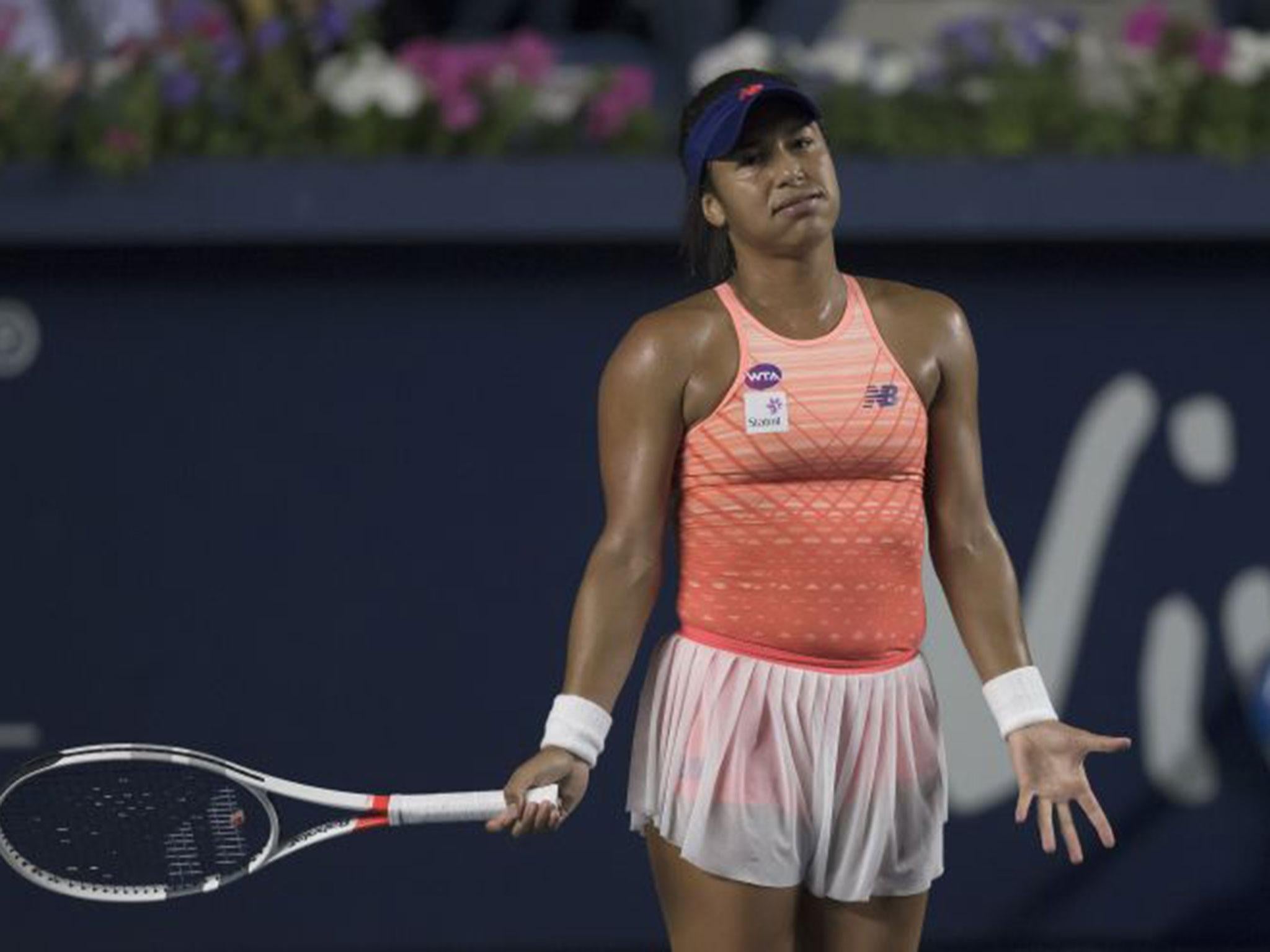 Heather Watson's defence in Monterrey is over