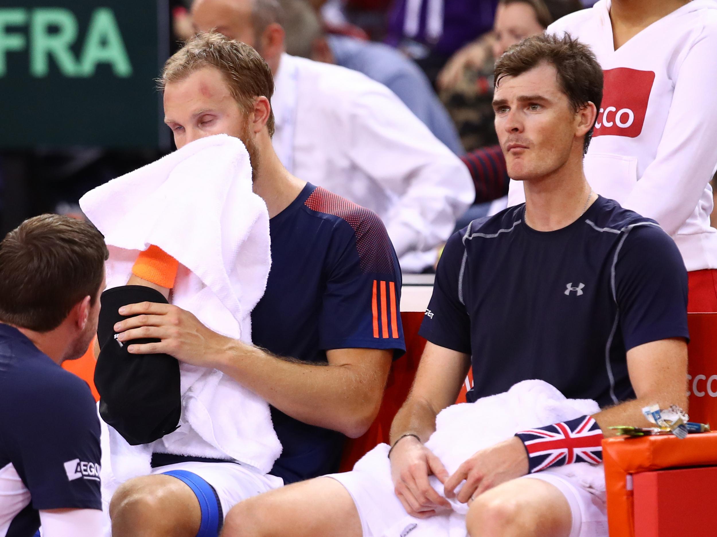 Murray and Inglot were outclassed by their French opponents