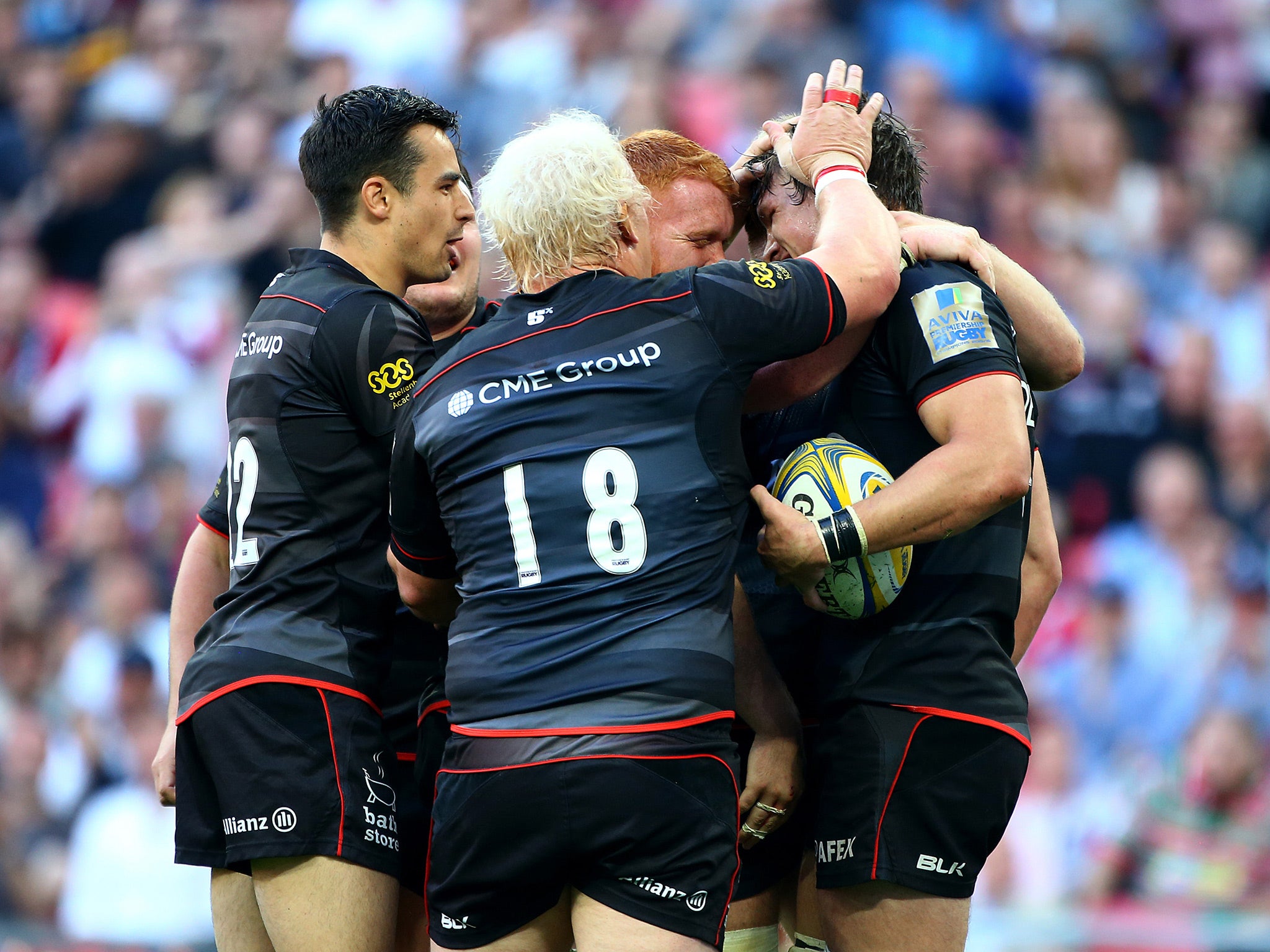 Saracens blew away their great London rivals