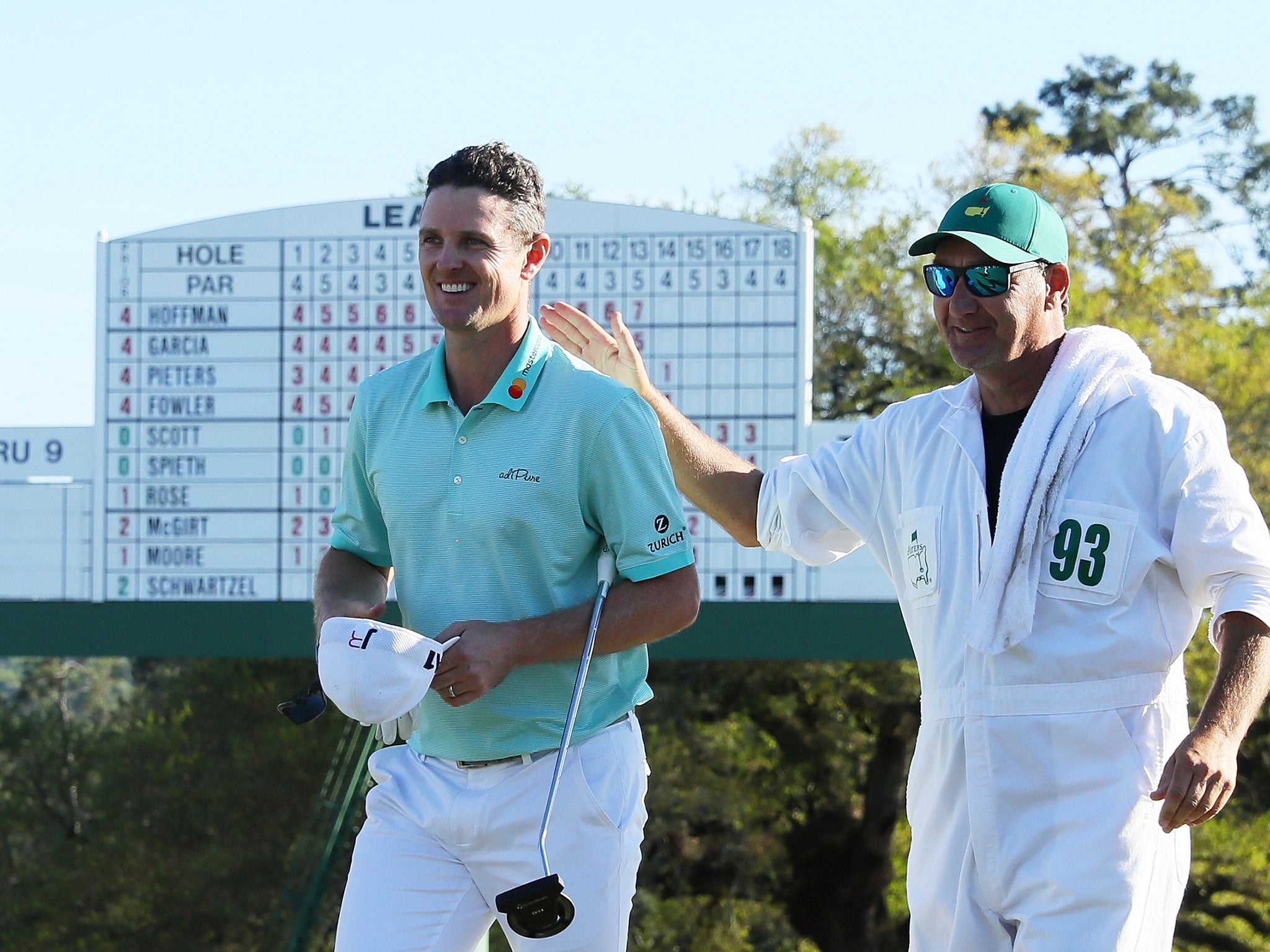 Rose will head out in the final group along with Garcia