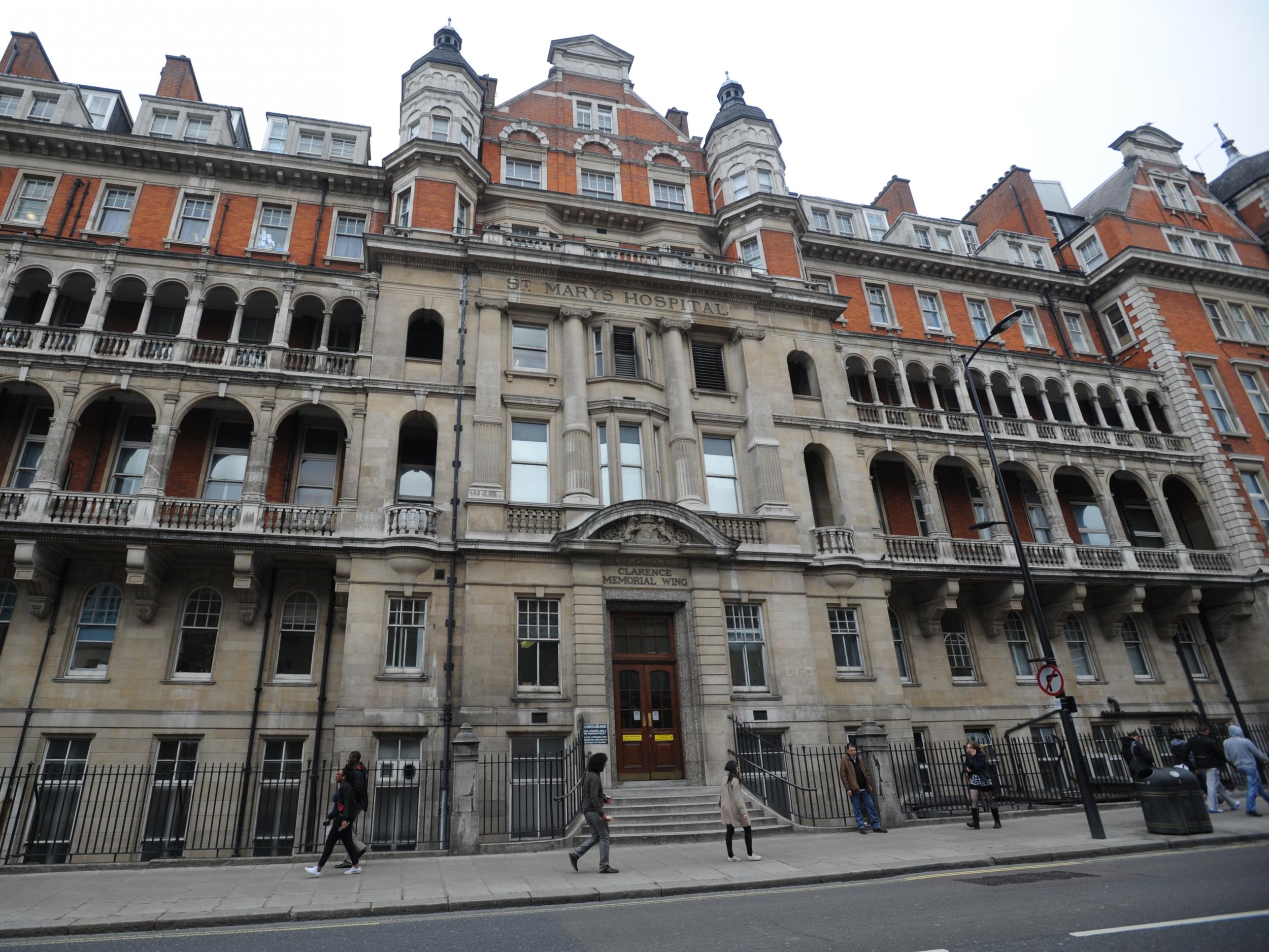 St Mary's Hospital in Paddington, London