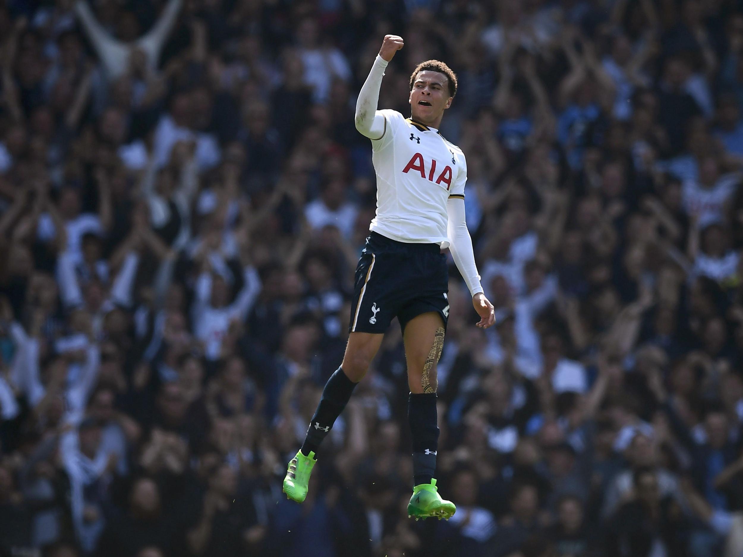 Alli scored his 16th Premier League goal of the season on Saturday