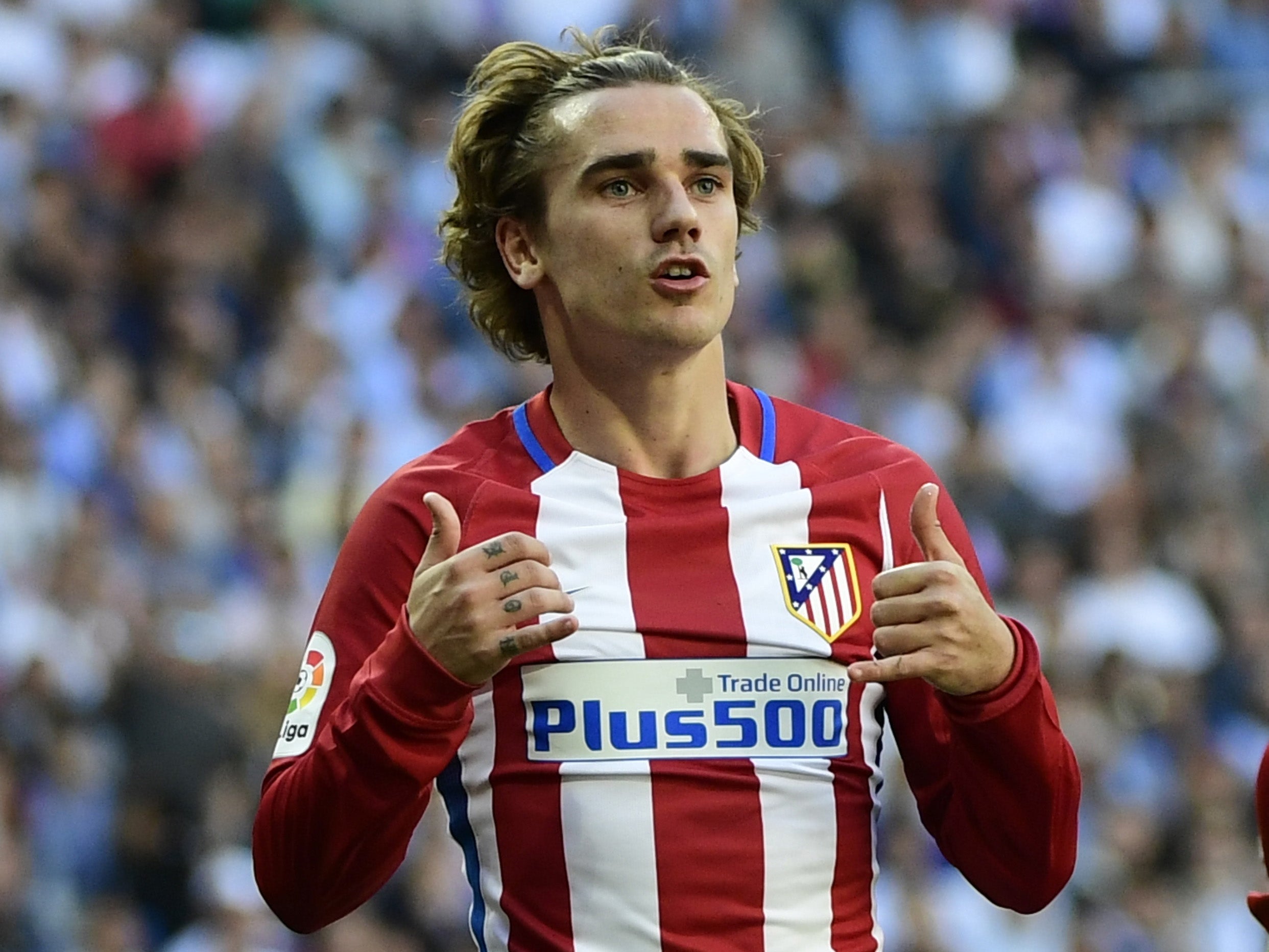 Griezmann scored the equaliser in the Madrid derby on Saturday