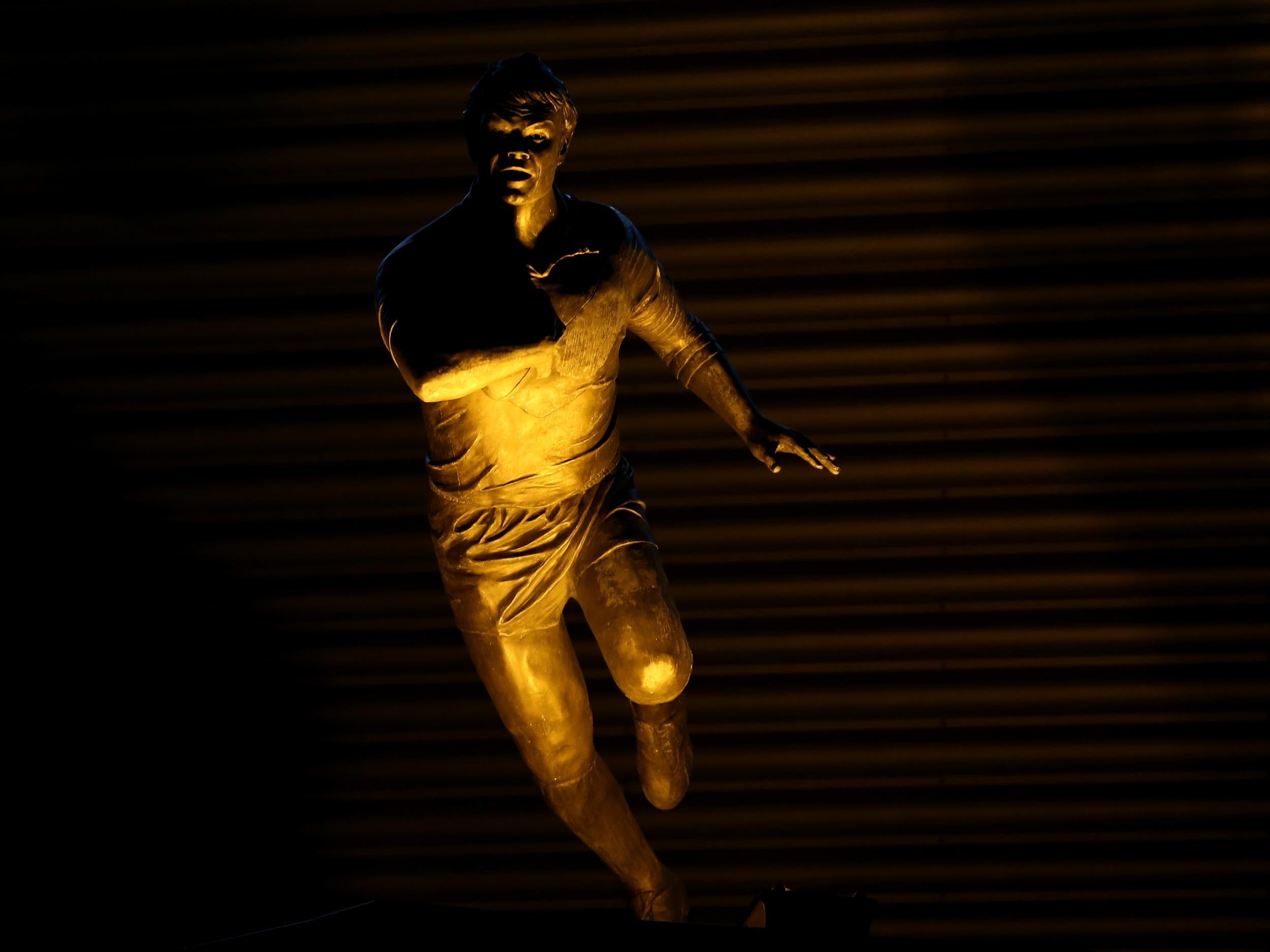 Cunningham is immortalised in a bronze statue outside the ground