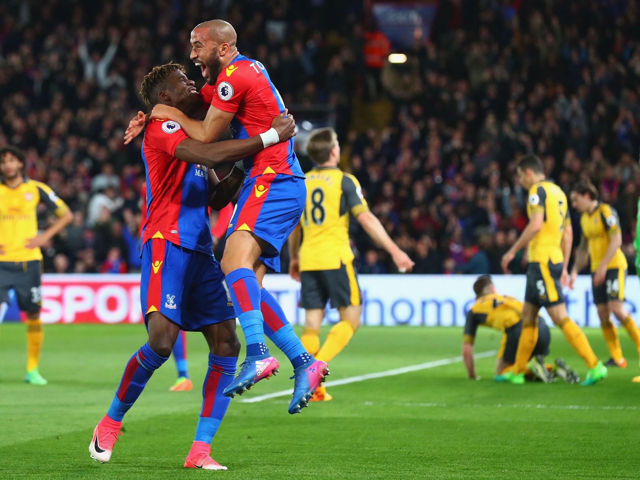 Townsend celebrates his goal