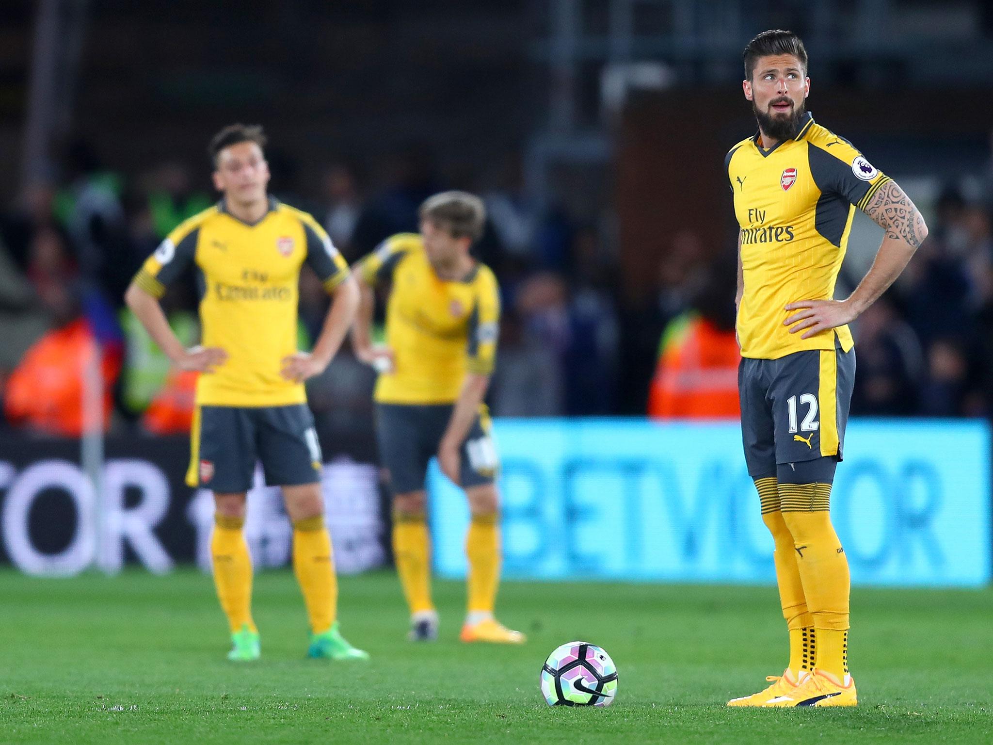 Defeat to Crystal Palace represented yet another low point for Arsenal's season